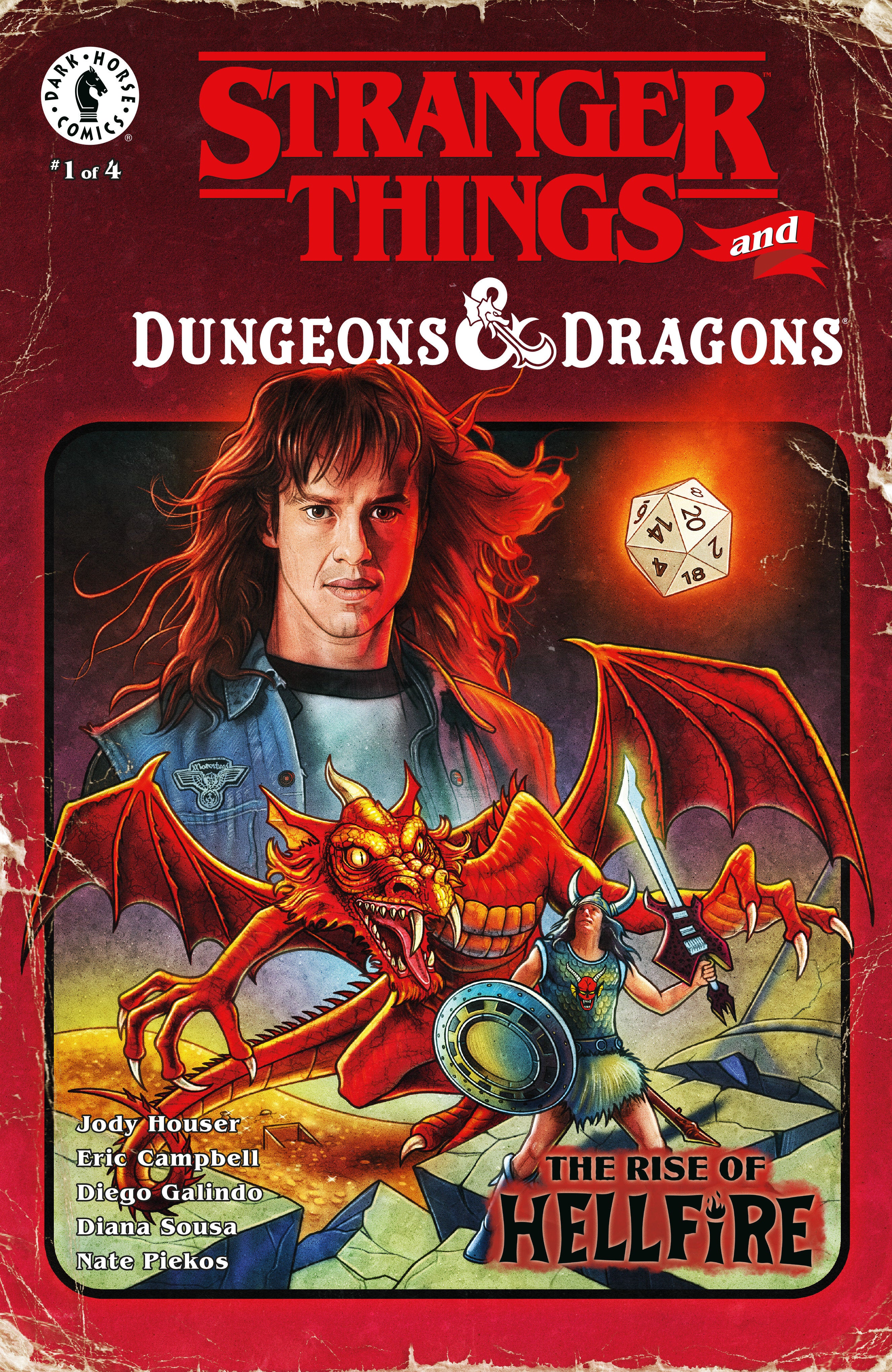 STRANGER THINGS AND DUNGEONS & DRAGONS: THE RISE OF HELLFIRE #1 (CVR B) (KYLE LAMBERT)