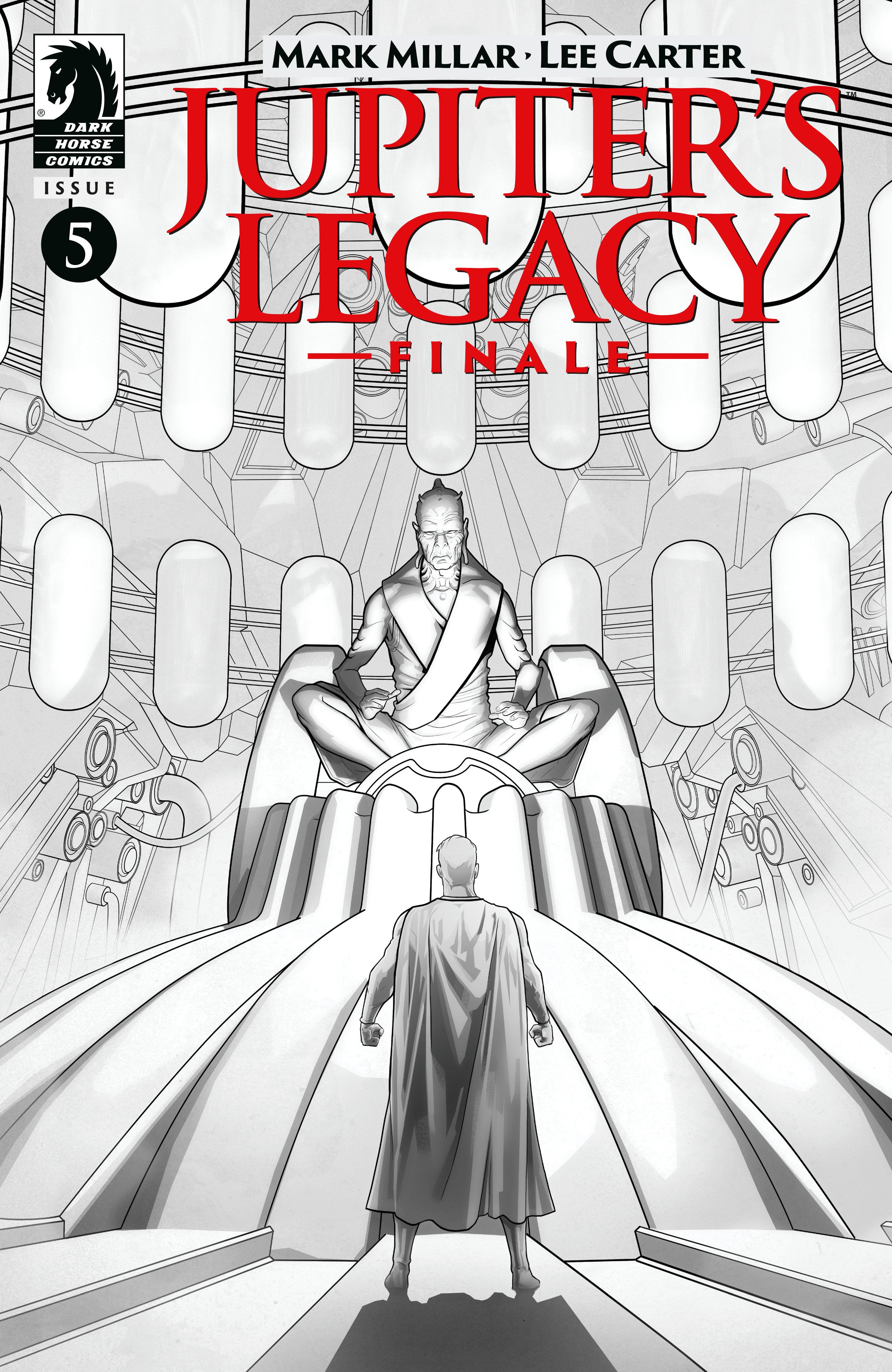 JUPITER'S LEGACY: FINALE #5 (CVR B) (B&W) (LEE CARTER)