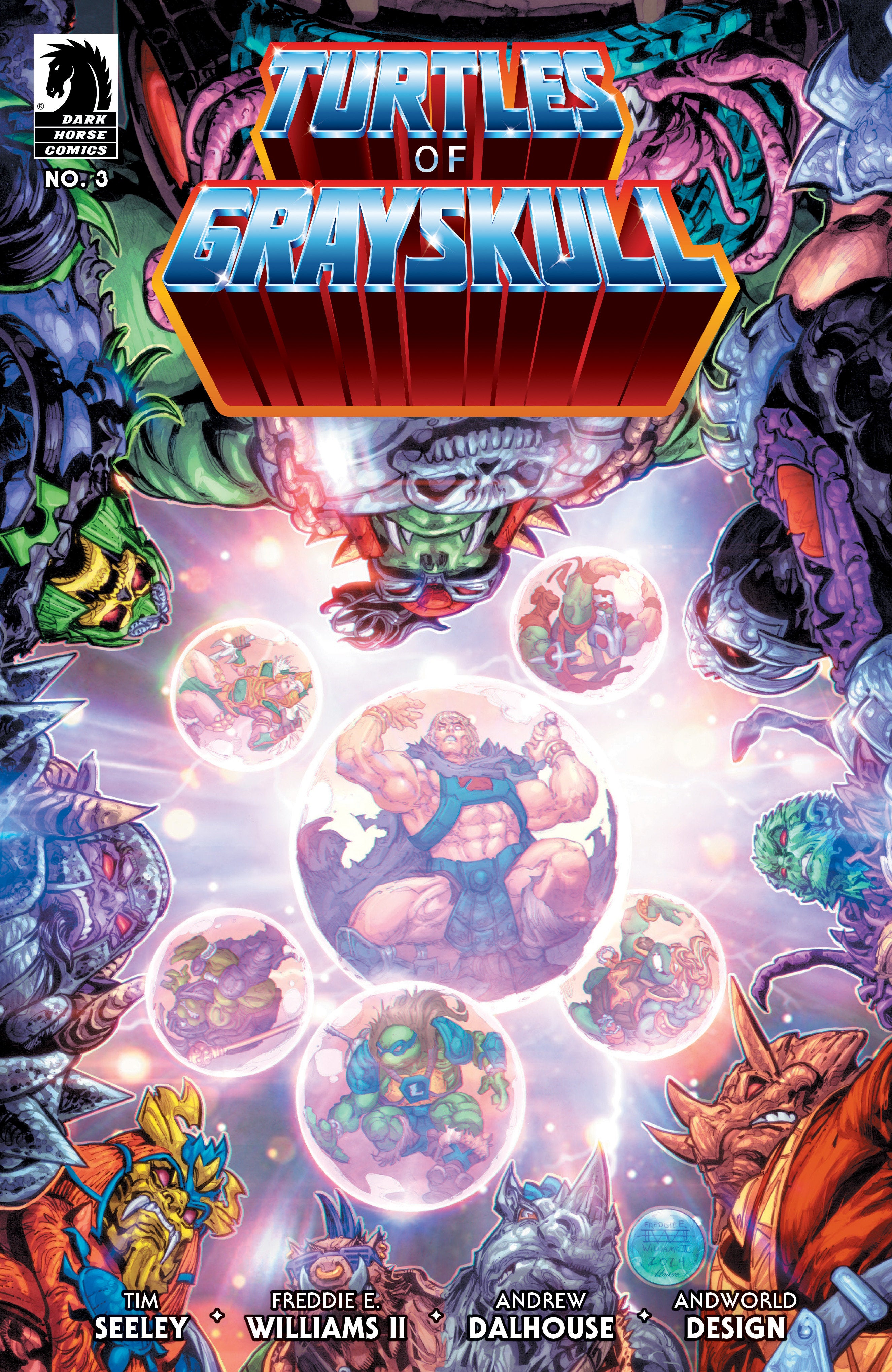 MASTERS OF THE UNIVERSE/TEENAGE MUTANT NINJA TURTLES: TURTLES OF GRAYSKULL #3 (CVR A) (FREDDIE E. WILLIAMS II)