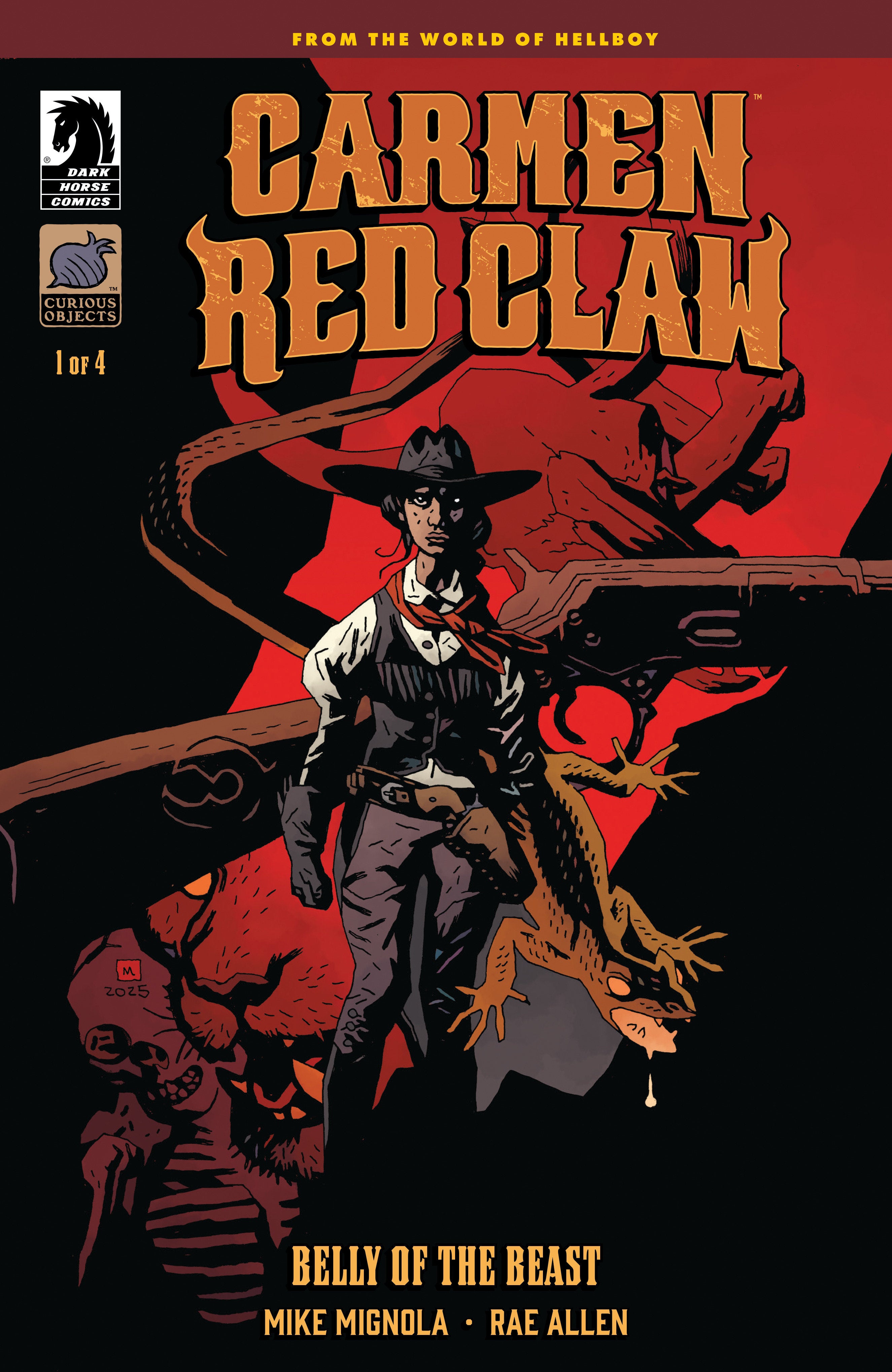 CARMEN RED CLAW: BELLY OF THE BEAST #1 (CVR B) (MIKE MIGNOLA)