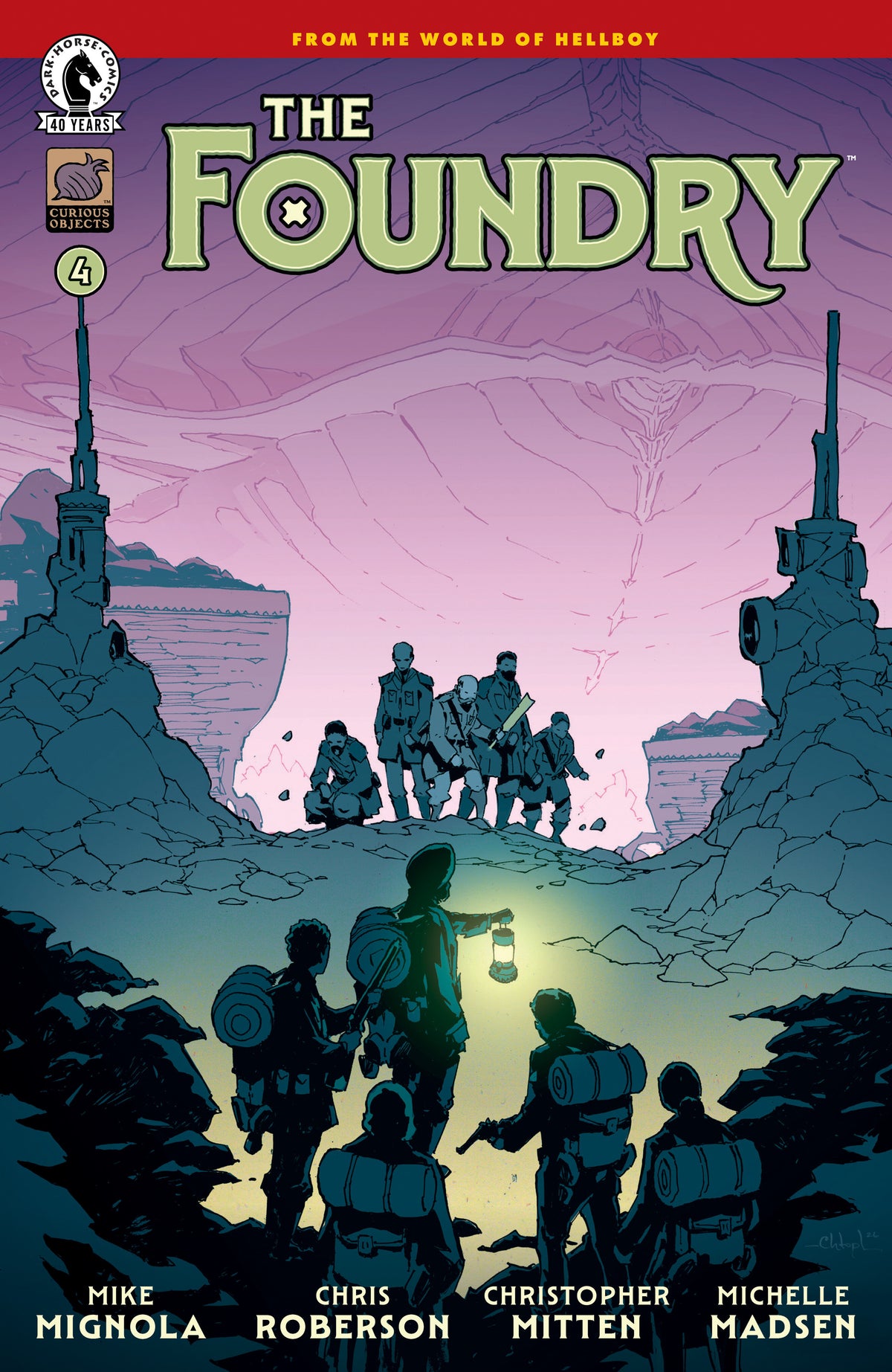 THE FOUNDRY #4 (Cover A) (CHRISTOPHER MITTEN) comic book cover