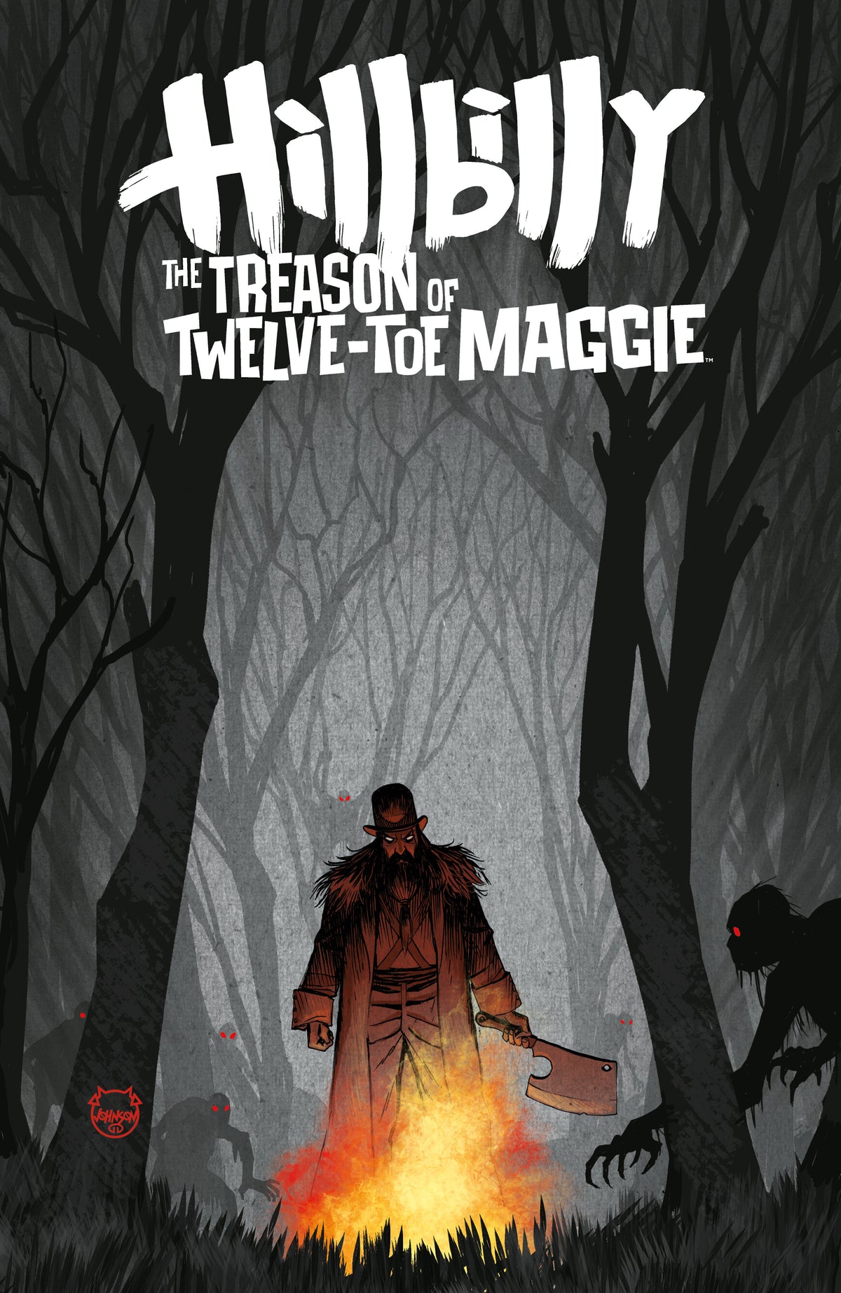 HILLBILLY: THE TREASON OF TWELVE-TOE MAGGIE #3 (Cover B) (DAVE JOHNSON) comic book cover