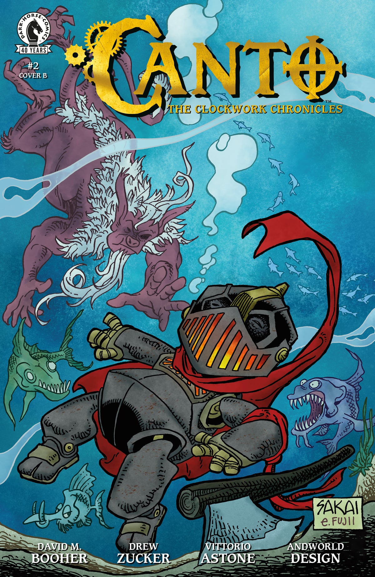 CANTO: THE CLOCKWORK CHRONICLES #2 (Cover B) (STAN SAKAI) comic book cover