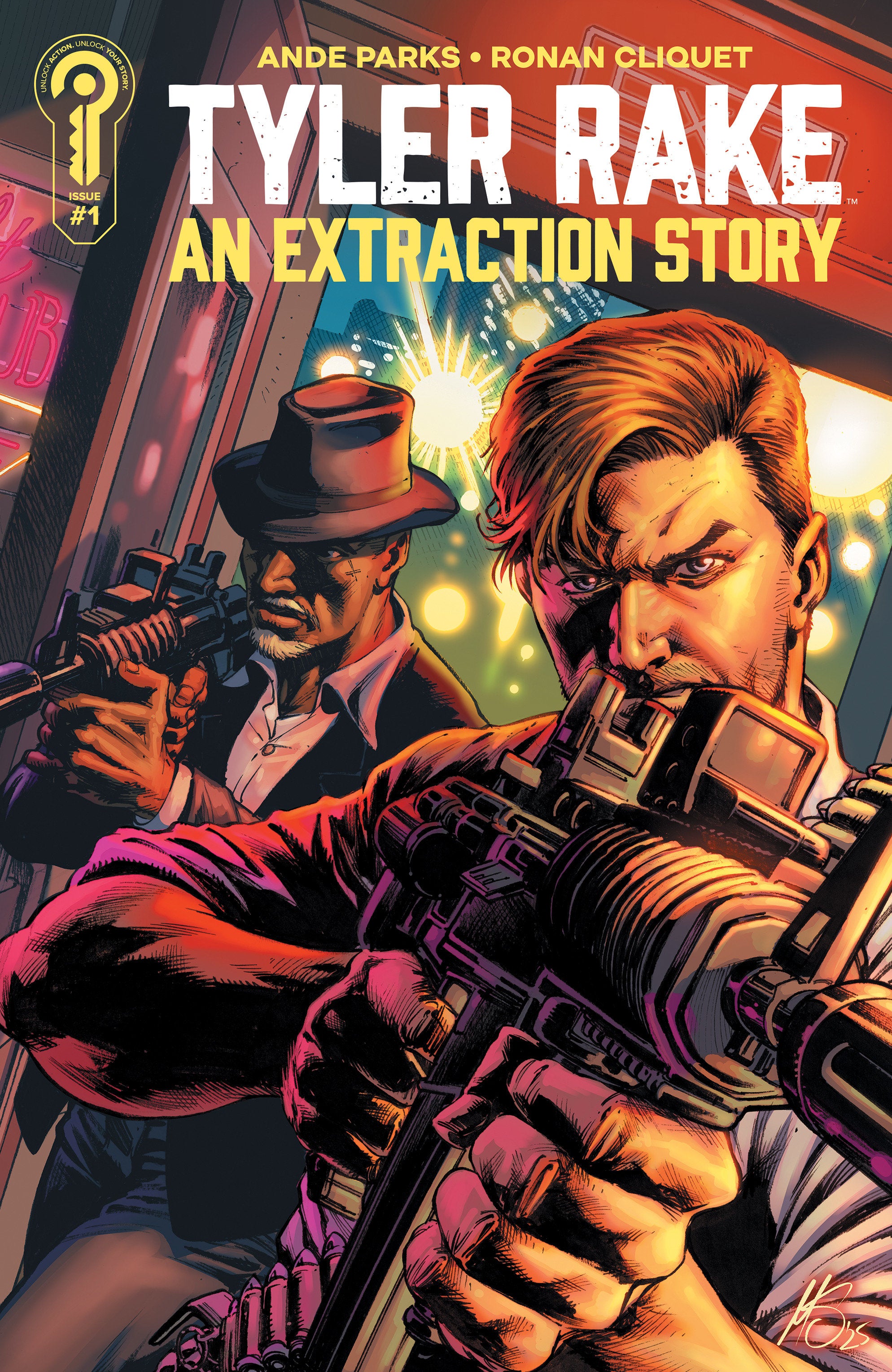 TYLER RAKE: AN EXTRACTION STORY #1 COVER B MARCO SANTUCCI