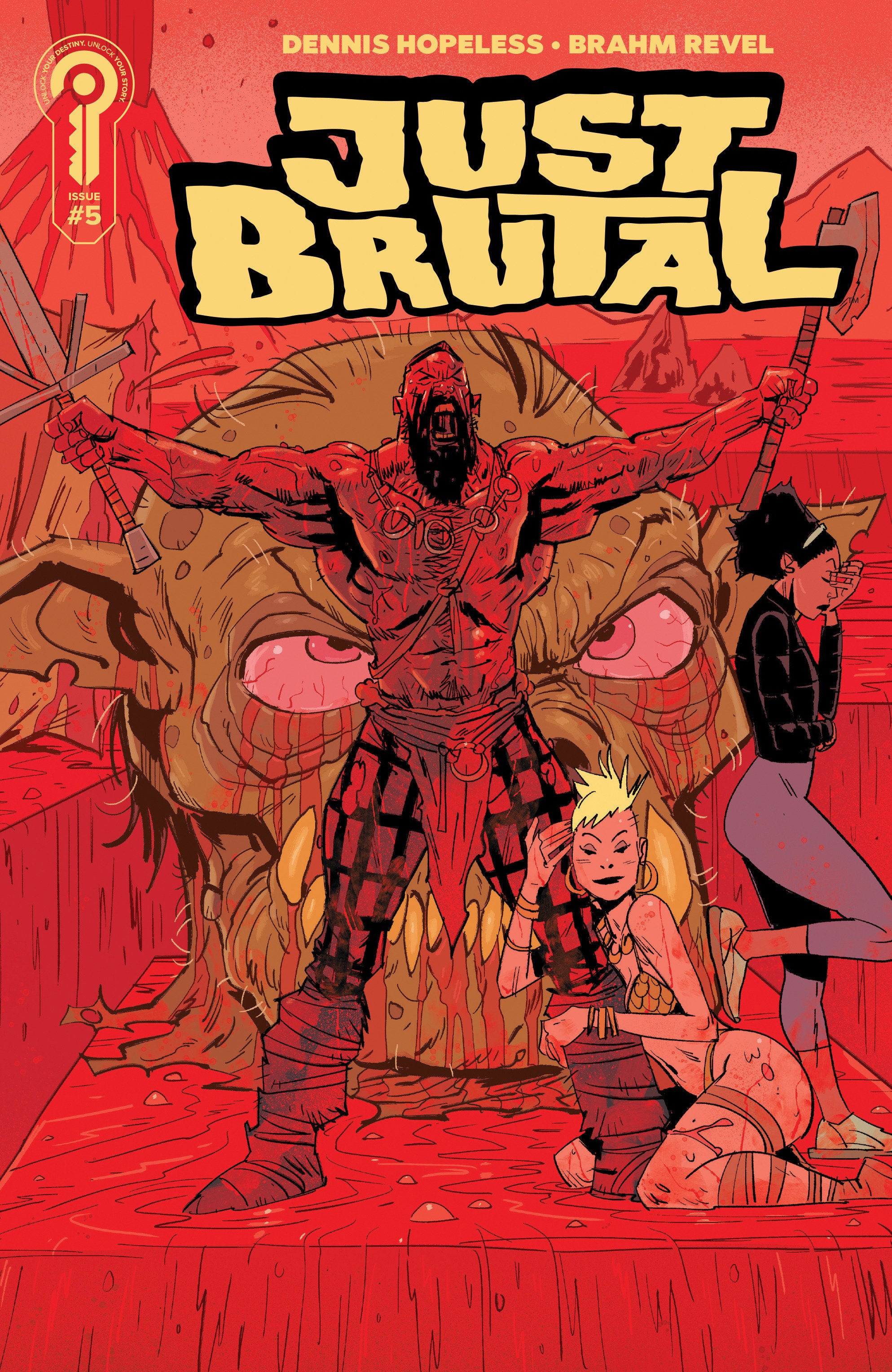 JUST BRUTAL #5 COVER A BRAHM REVEL