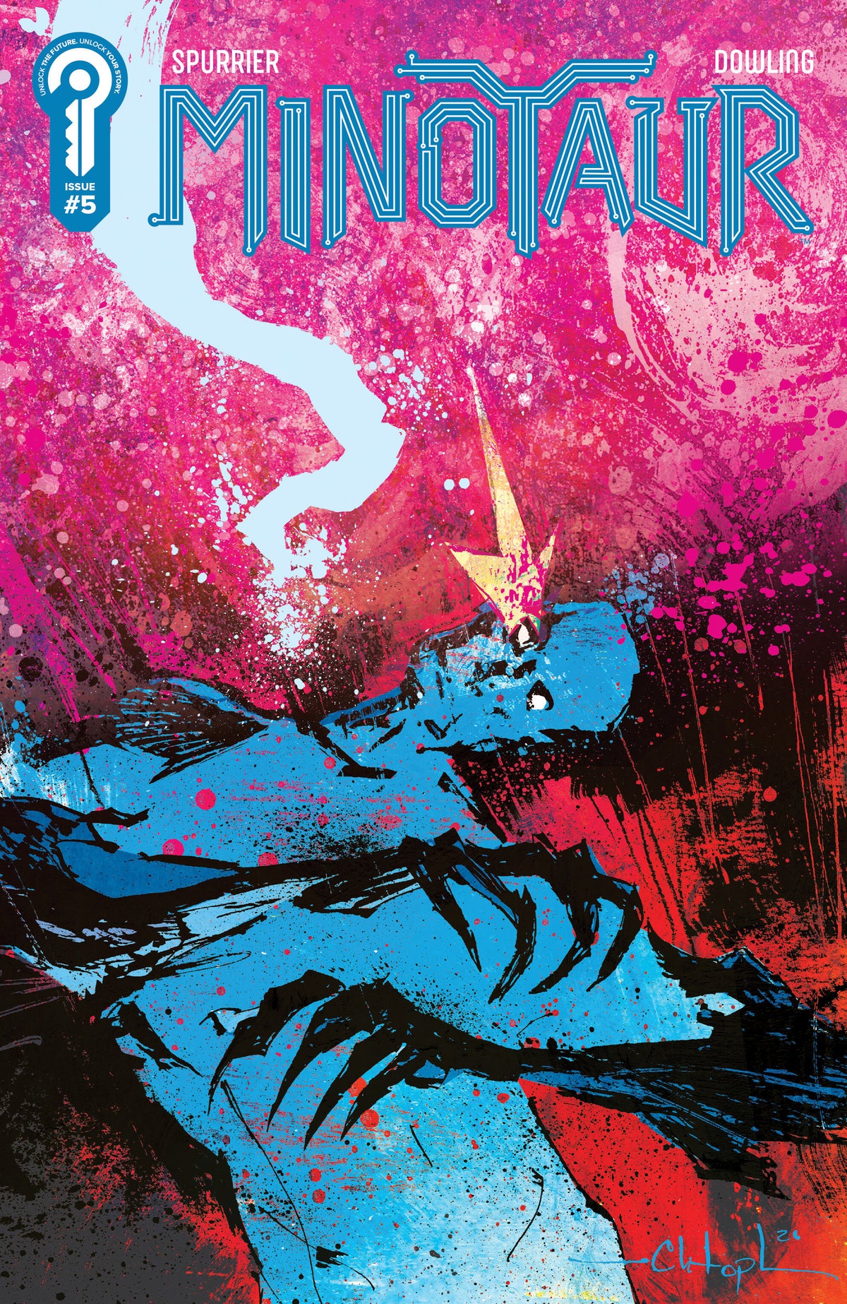 MINOTAUR #5 COVER B CHRISTOPHER MITTEN comic book cover