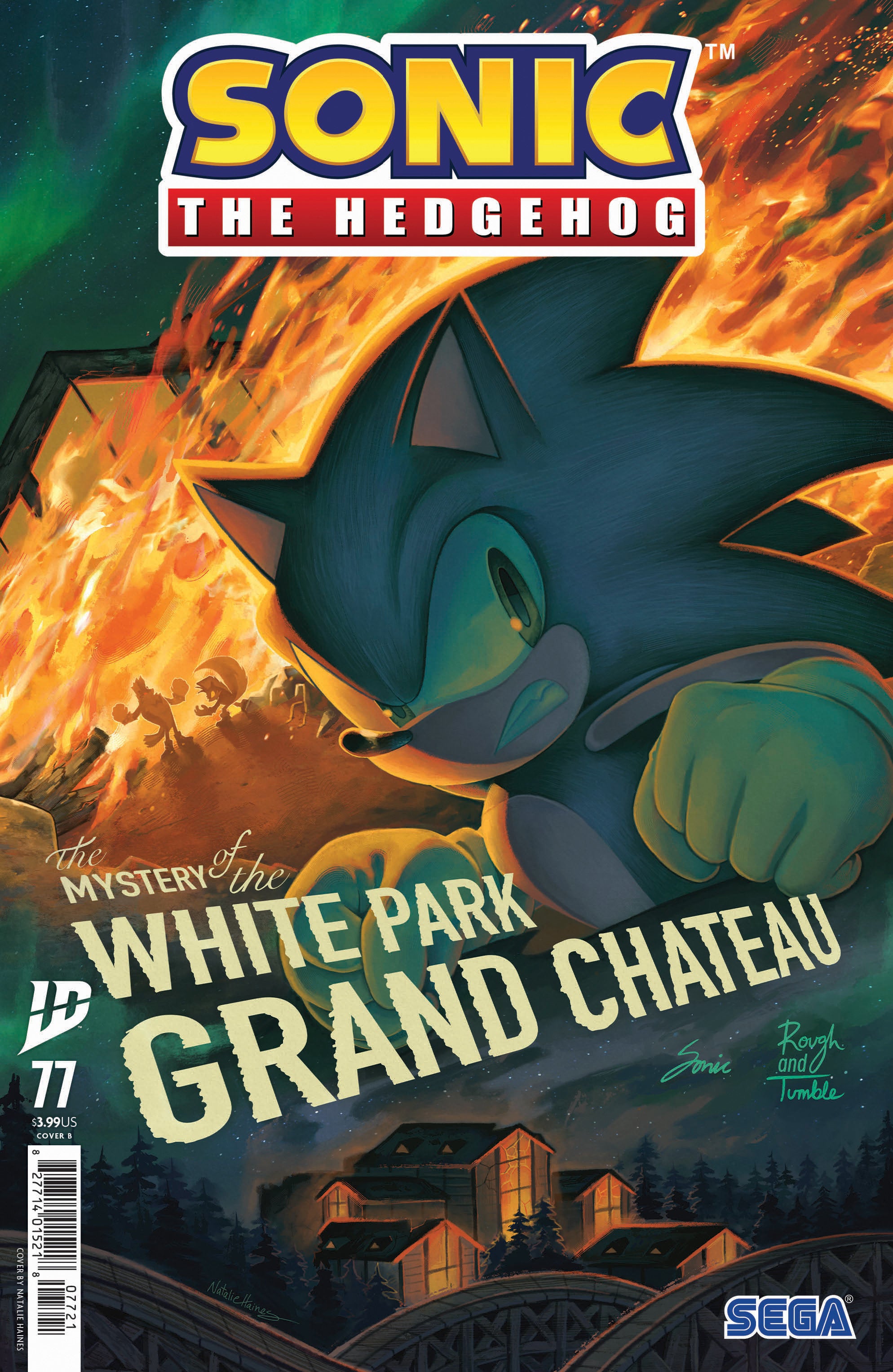 SONIC THE HEDGEHOG #77 VARIANT B (HAINES)