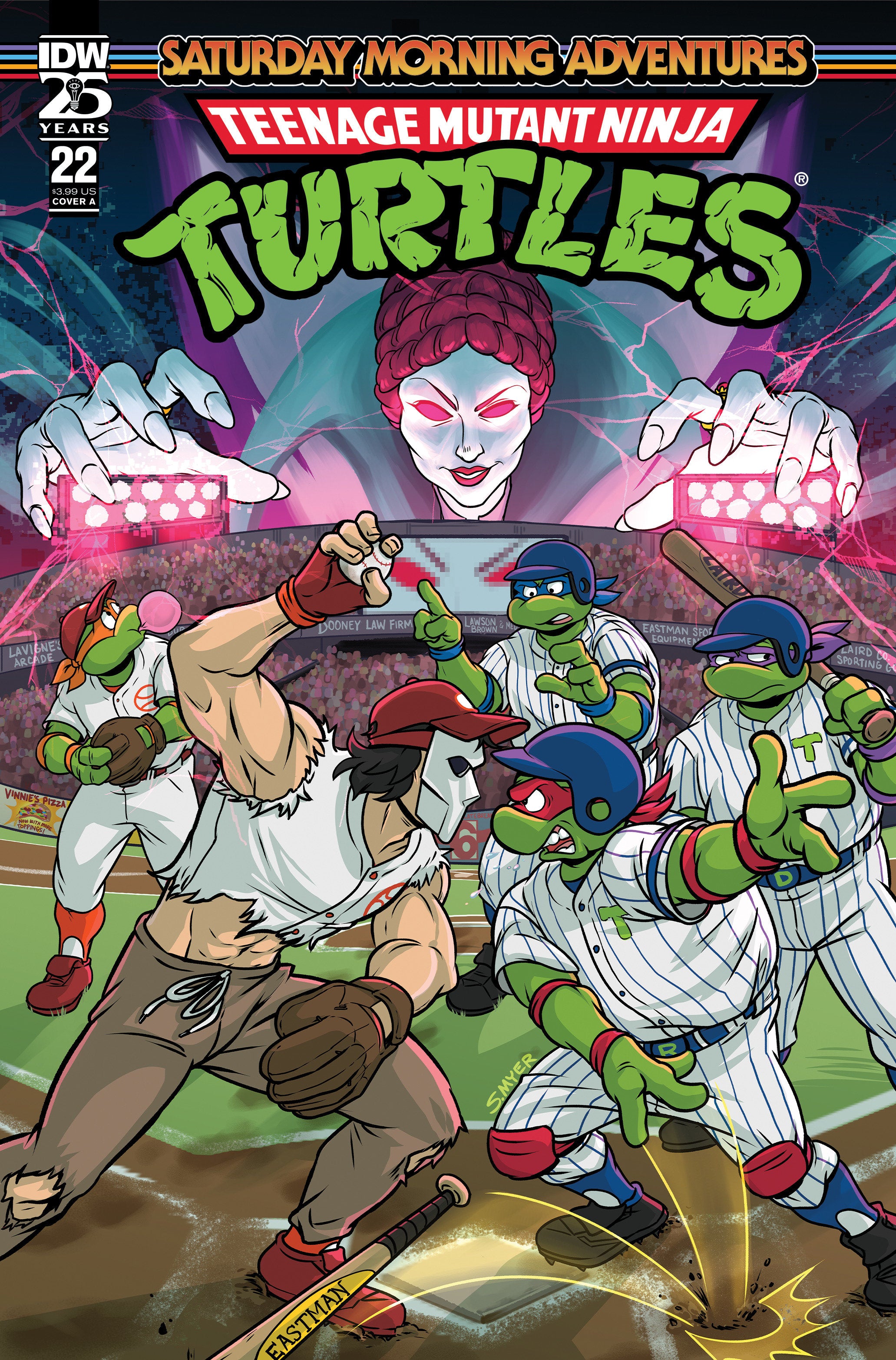 TEENAGE MUTANT NINJA TURTLES: SATURDAY MORNING ADVENTURES #22 COVER A (MYER)