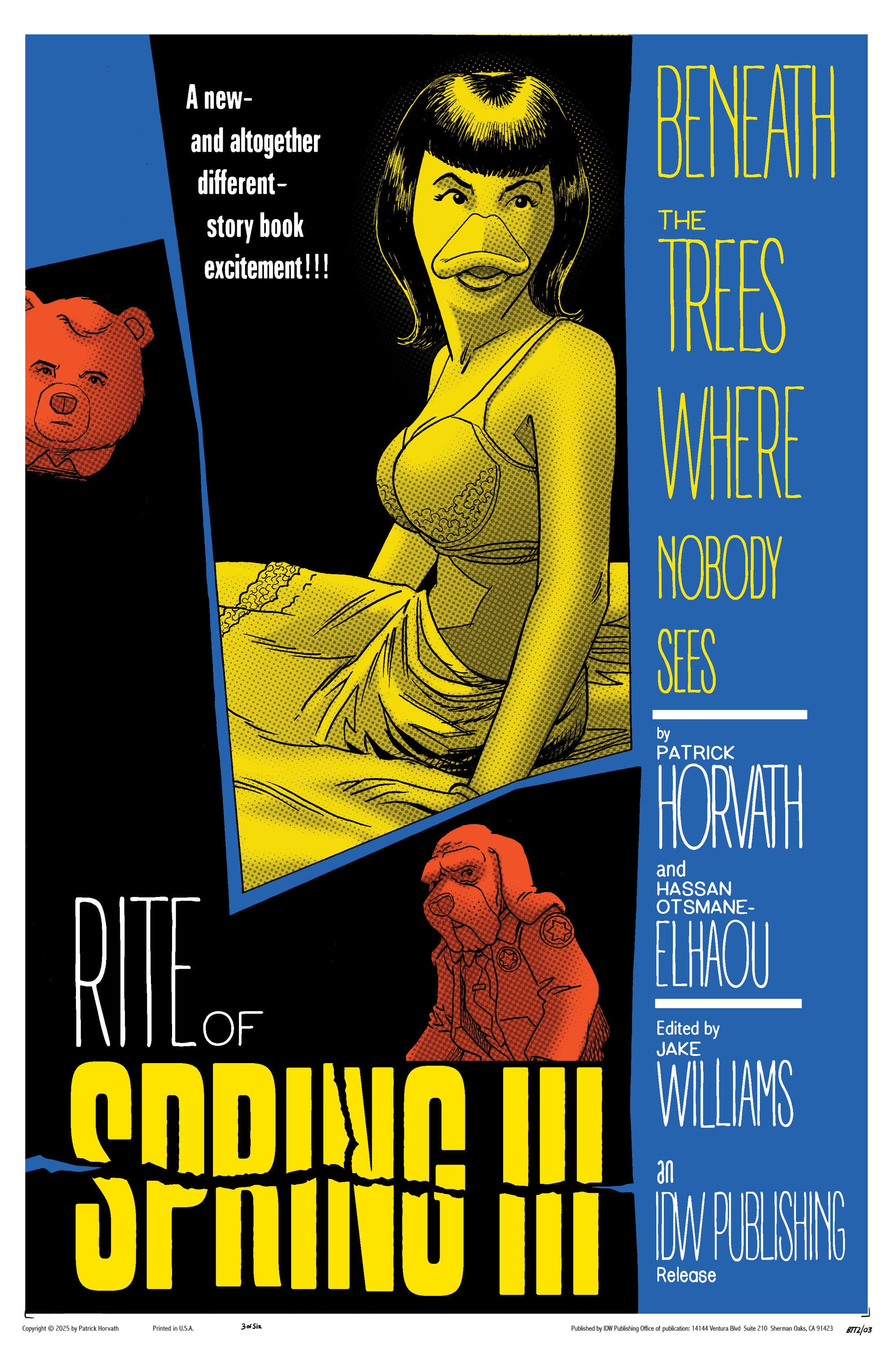 BENEATH THE TREES WHERE NOBODY SEES: RITE OF SPRING #3 VARIANT B (FLEECSÂ MOVIE HOMAGE COVER)