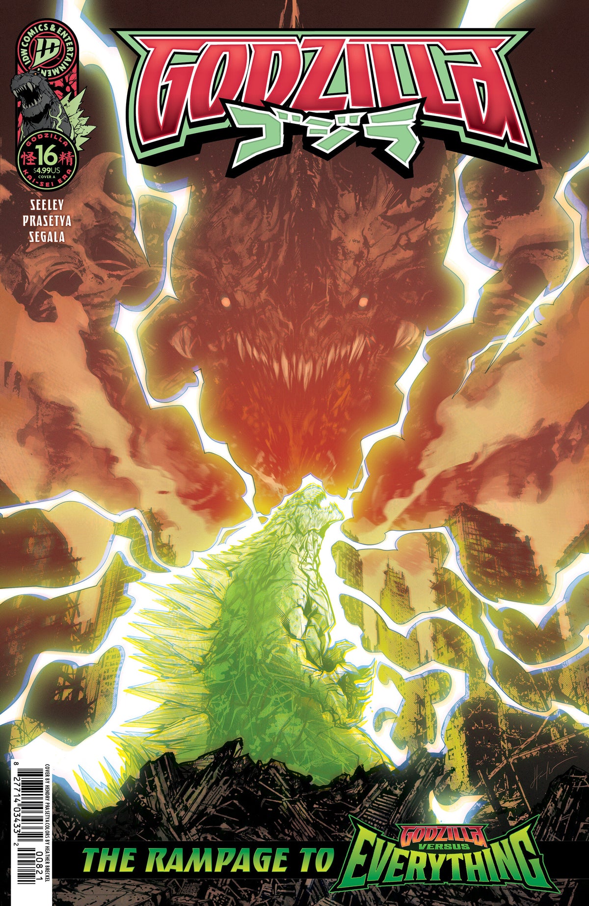 GODZILLA [KAI-SEI ERA] #16 COVER A (PRASETYA) comic book cover