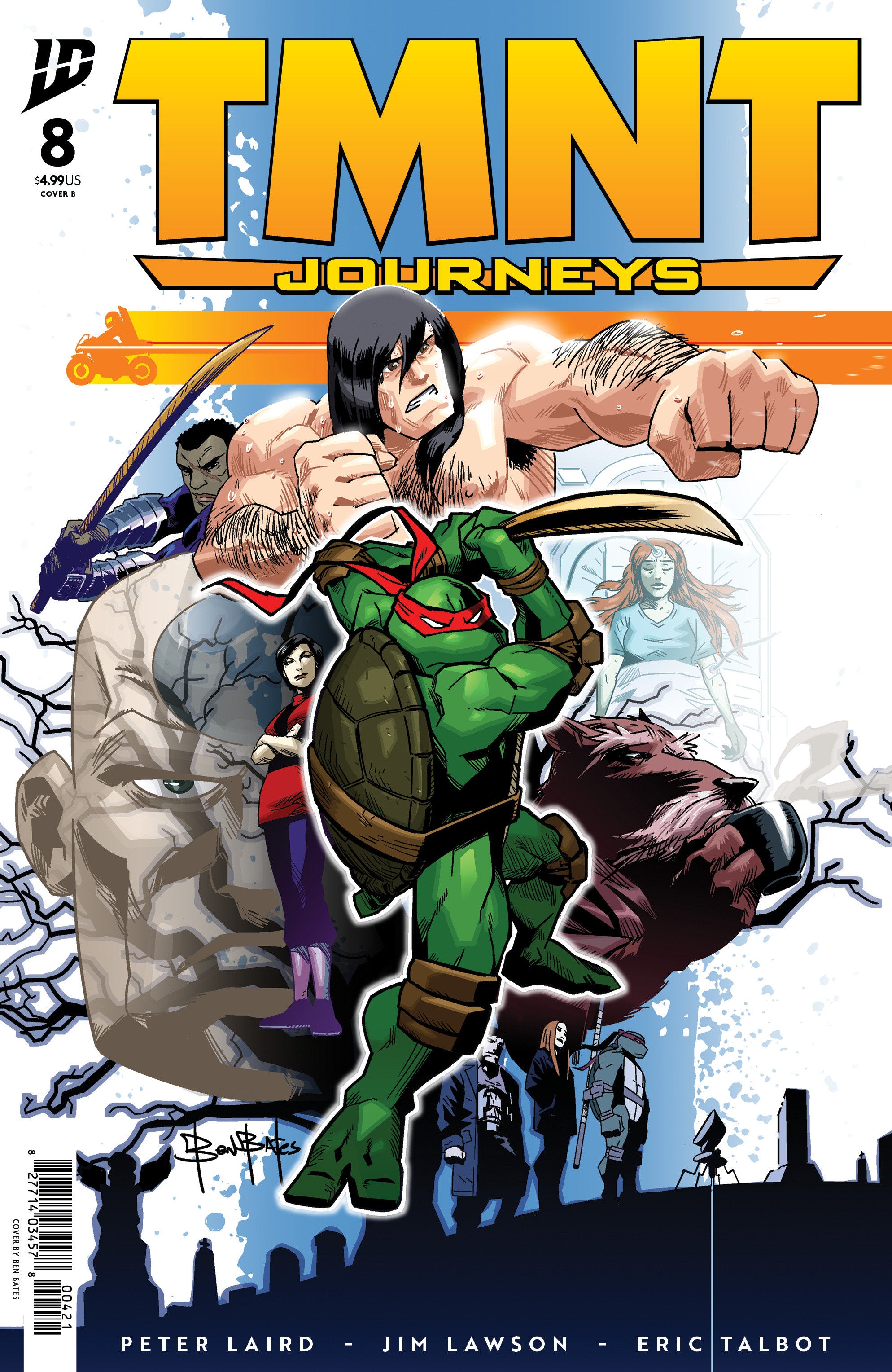 TMNT: JOURNEYS #8 VARIANT B (BATES)