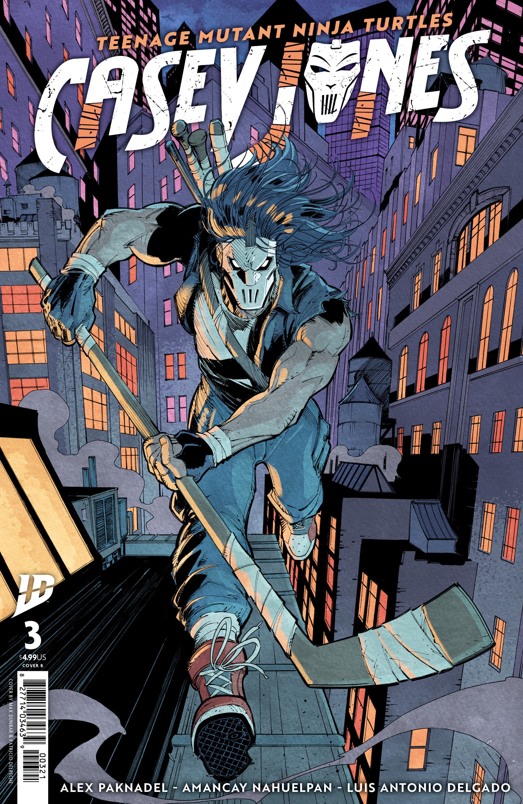 TEENAGE MUTANT NINJA TURTLES: CASEY JONES #3 VARIANT B (DUNBAR)