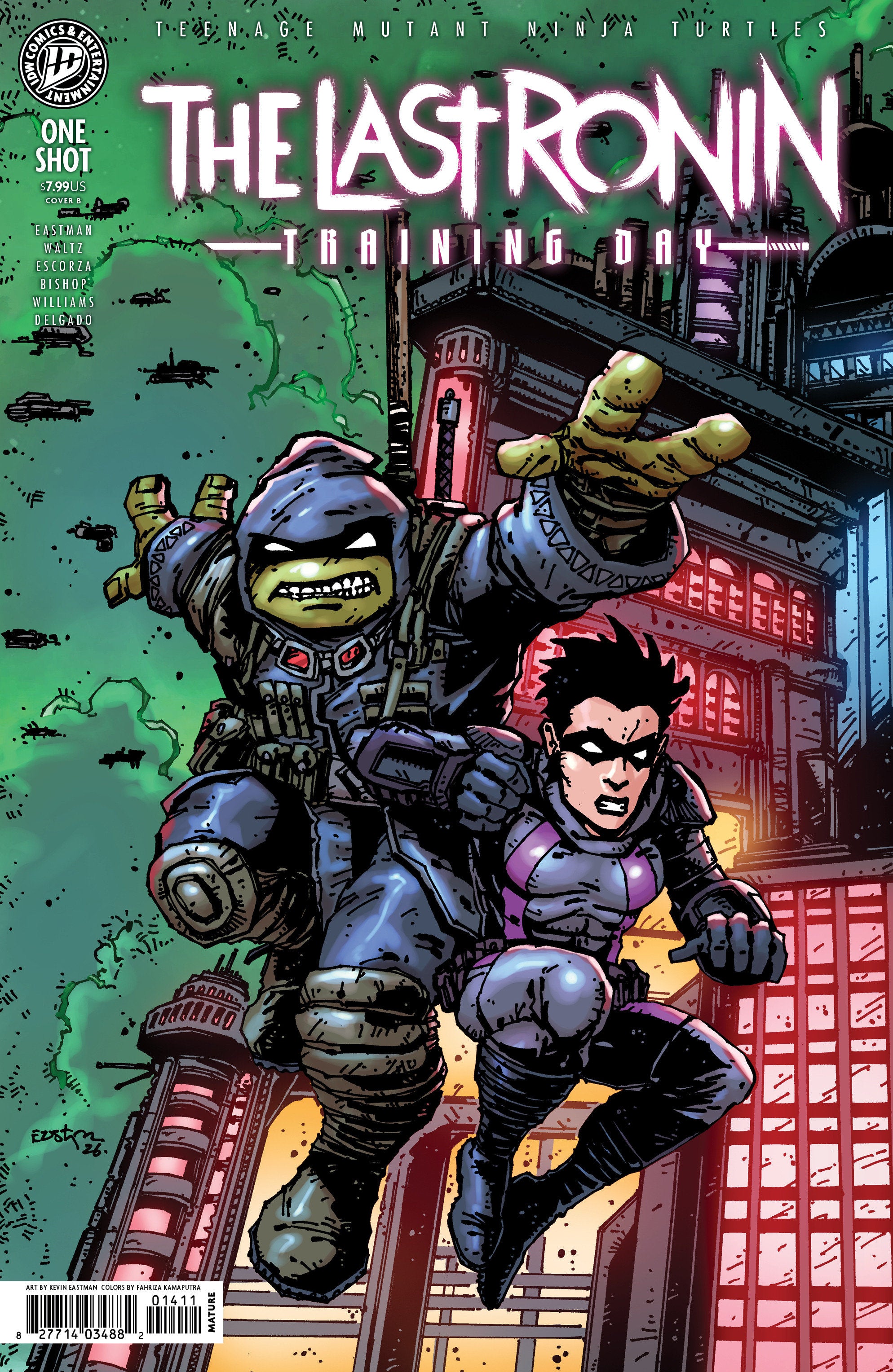 TEENAGE MUTANT NINJA TURTLES: THE LAST RONIN--TRAINING DAY VARIANT B (EASTMAN)