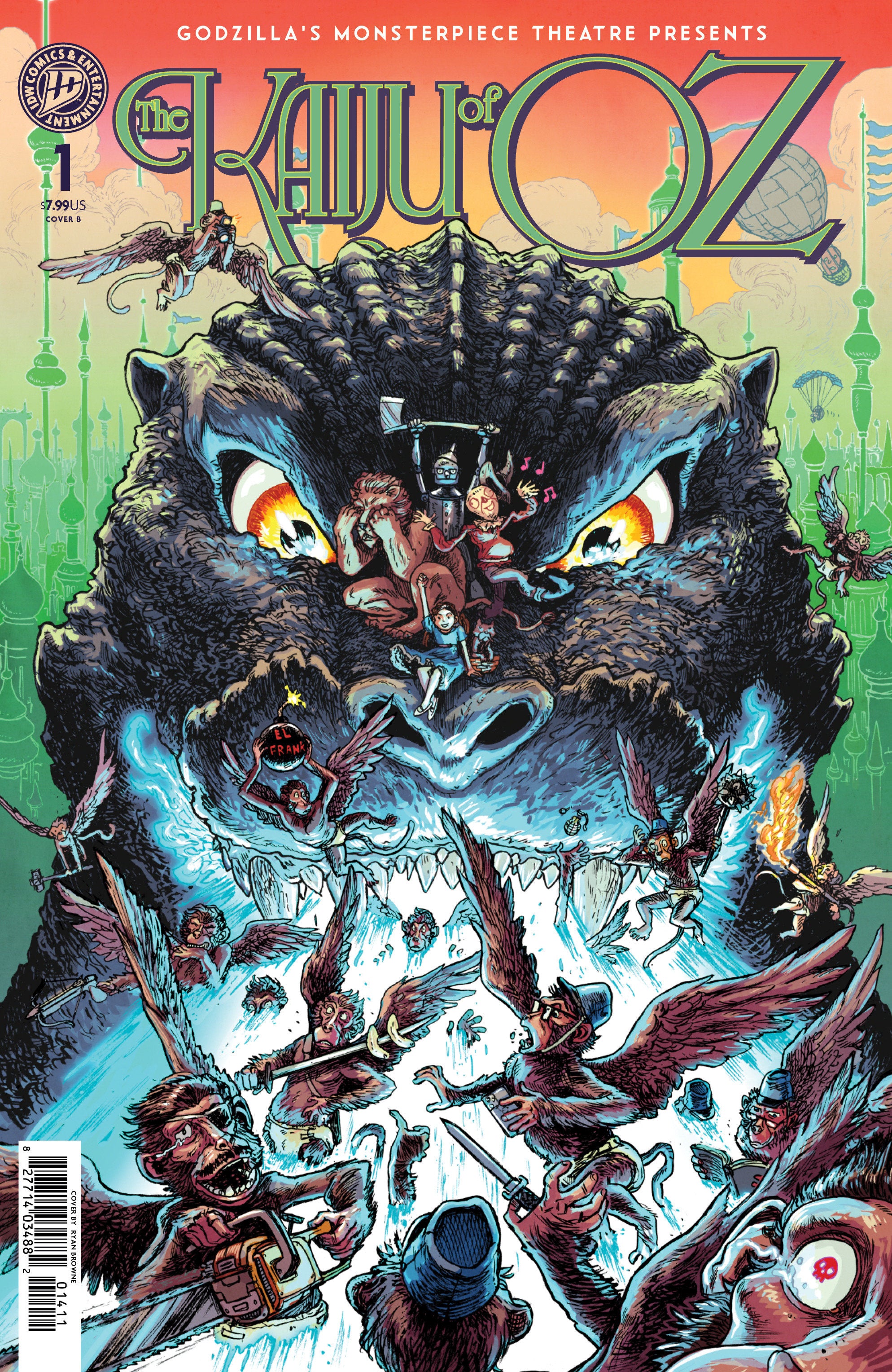 GODZILLAÂ€™S MONSTERPIECE THEATRE PRESENTS: THE KAIJU OF OZ VARIANT B (BROWNE)