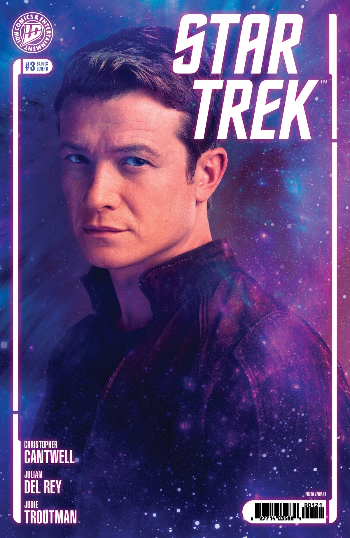 STAR TREK (2026) #3 VARIANT B (PHOTO VARIANT) comic book cover