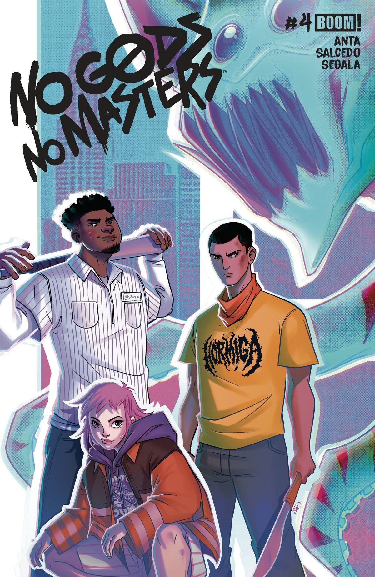 NO GODS, NO MASTERS #4 B VARIANT (DRESSED, BOO) comic book cover