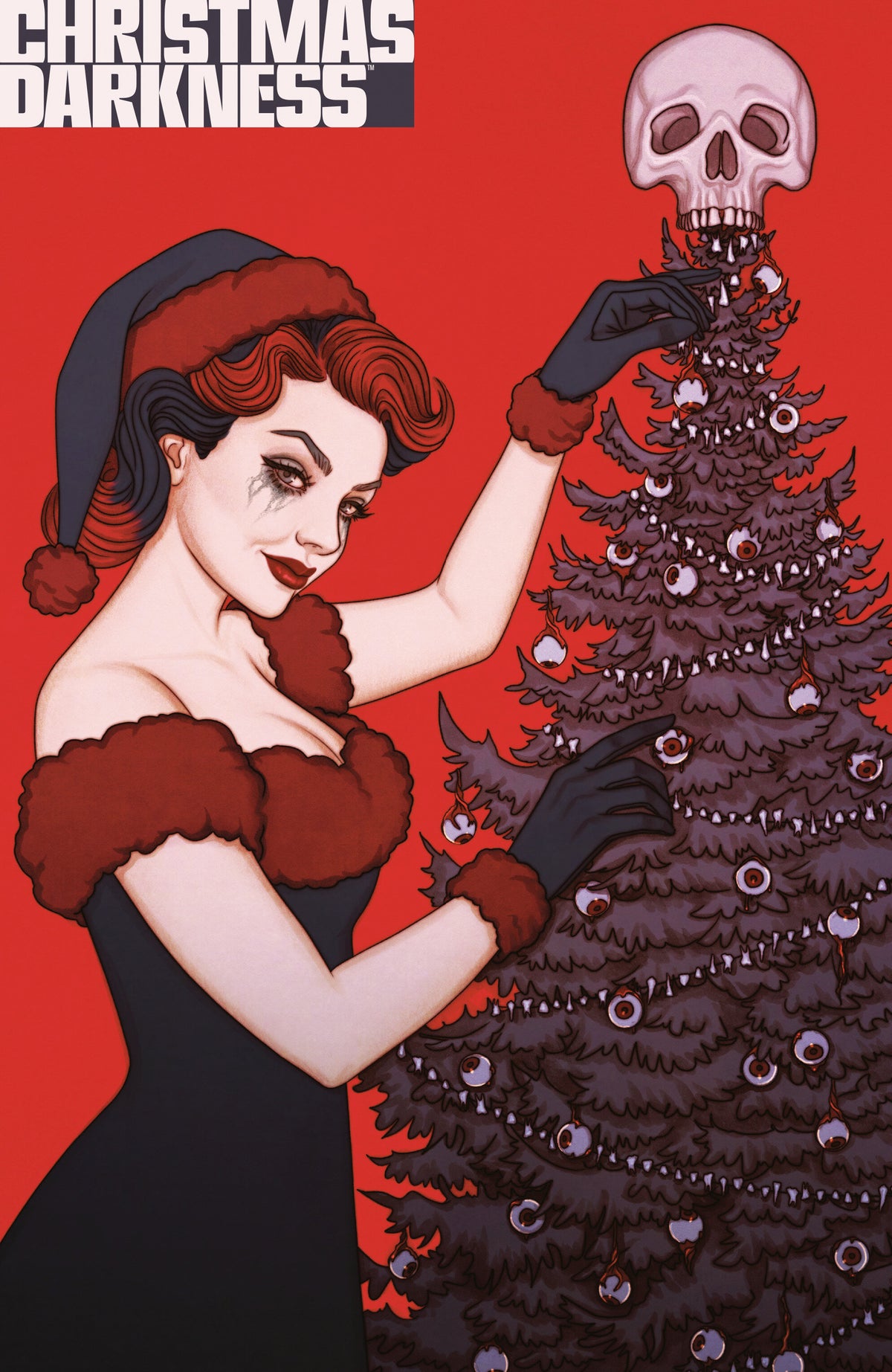 CHRISTMAS DARKNESS #1 B VARIANT (DRESSED, FRISON) comic book cover