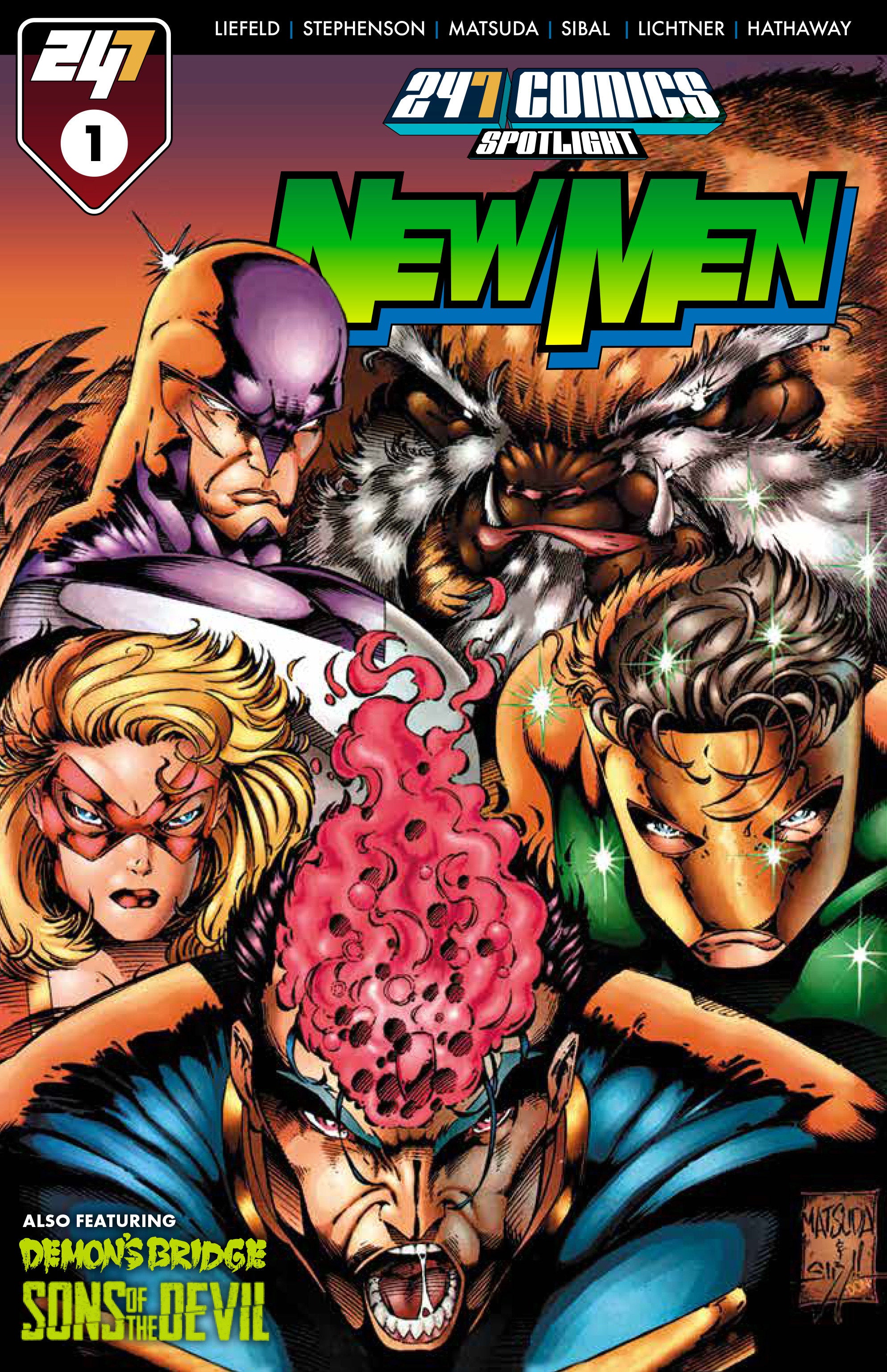 247 COMICS PRESENTS / SPOTLIGHT #1 COVER E - NEWMEN