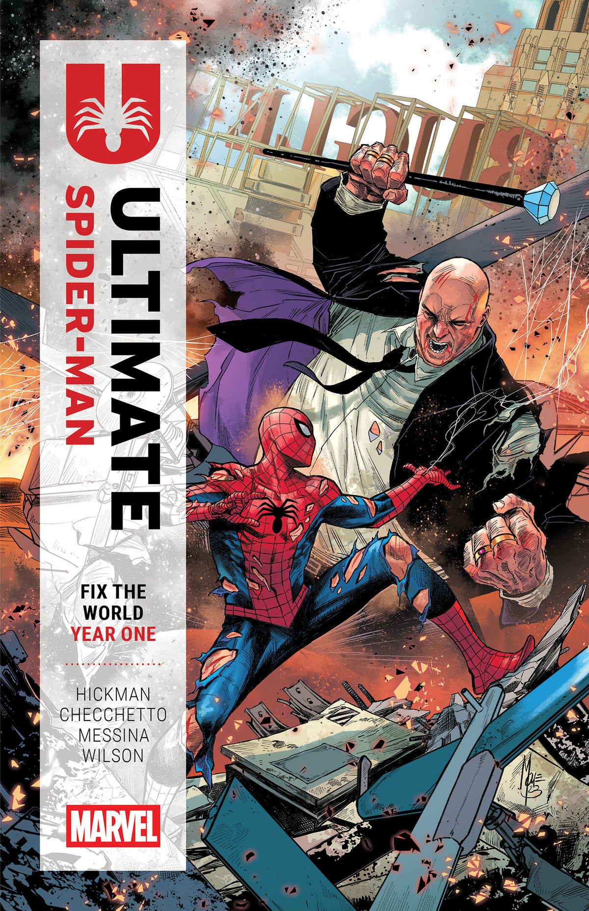 ULTIMATE SPIDER-MAN: FIX THE WORLD YEAR ONE [MARVEL COMPACT] graphic novel cover
