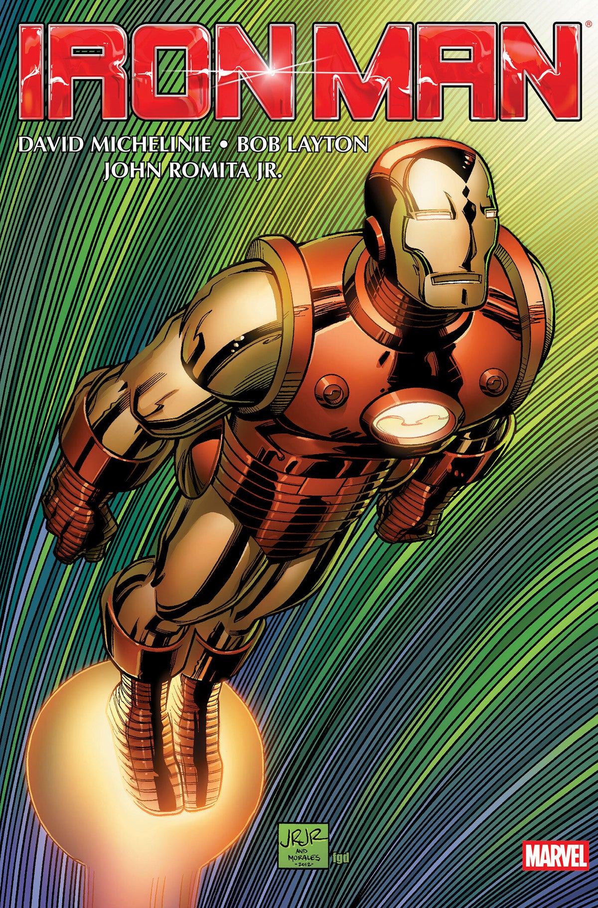 IRON MAN BY MICHELINIE, LAYTON & ROMITA JR. OMNIBUS VOL. 1 JOHN ROMITA JR. COVER [NEW PRINTING] graphic novel cover