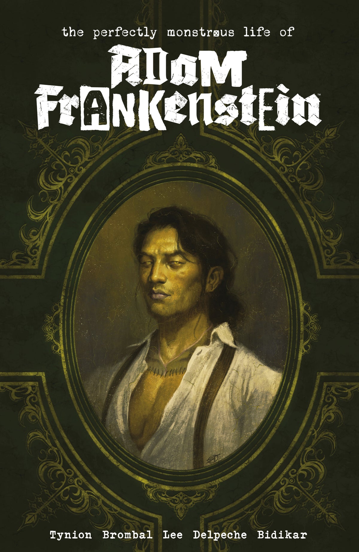 THE PERFECTLY MONSTROUS LIFE OF ADAM FRANKENSTEIN graphic novel cover