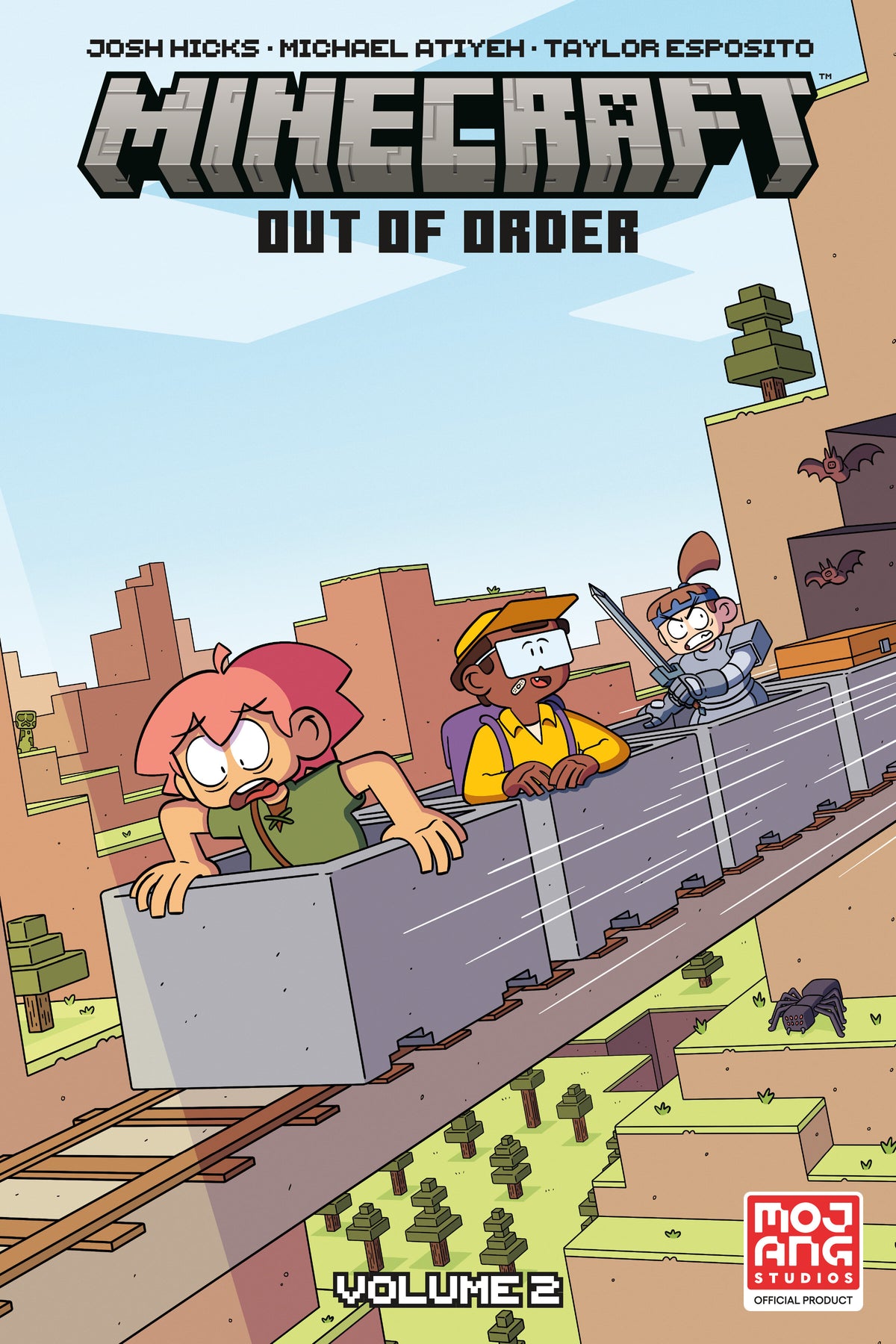 MINECRAFT: OUT OF ORDER VOLUME 2 graphic novel cover