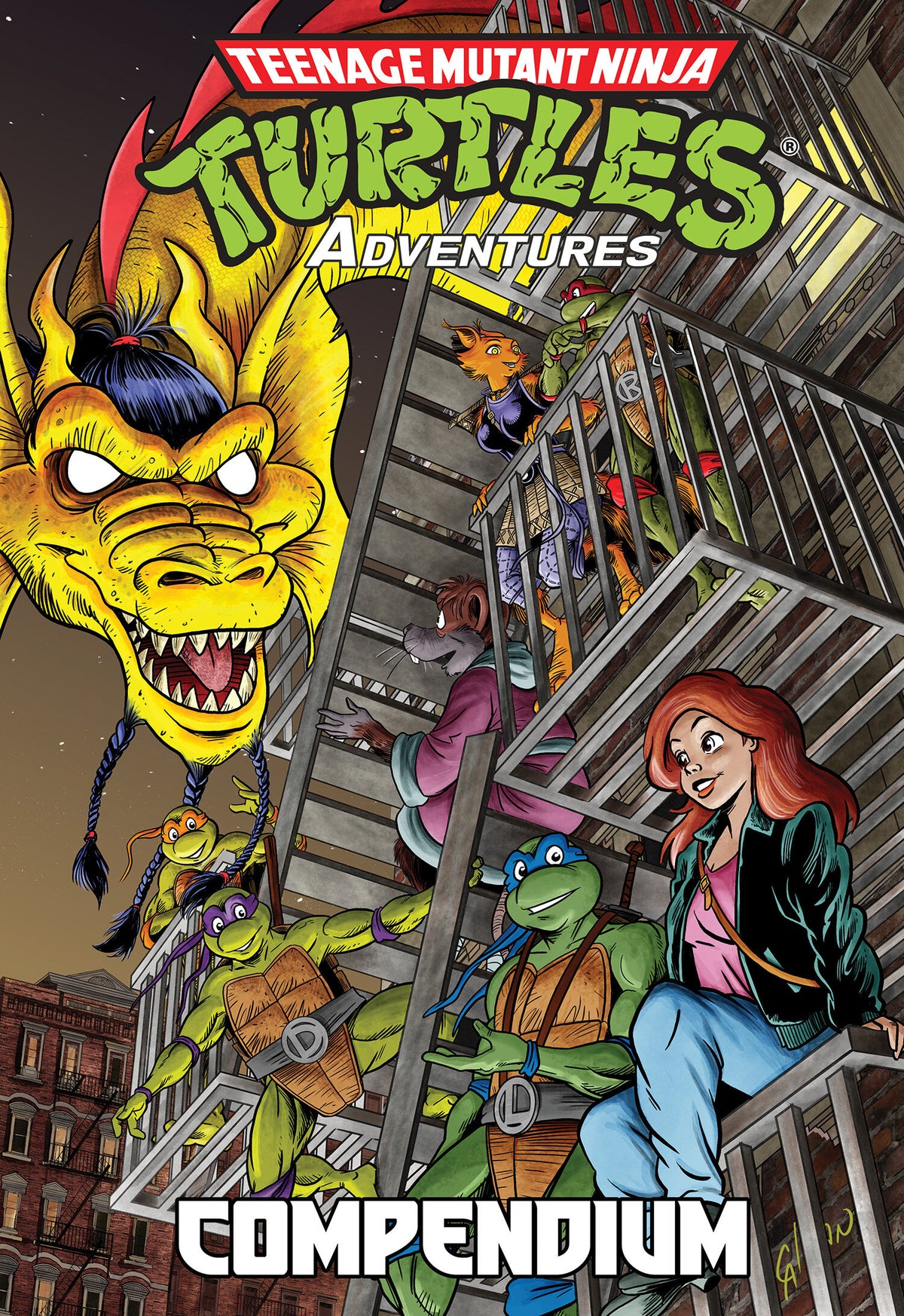TEENAGE MUTANT NINJA TURTLES ADVENTURES COMPENDIUM, VOL. 3 graphic novel cover