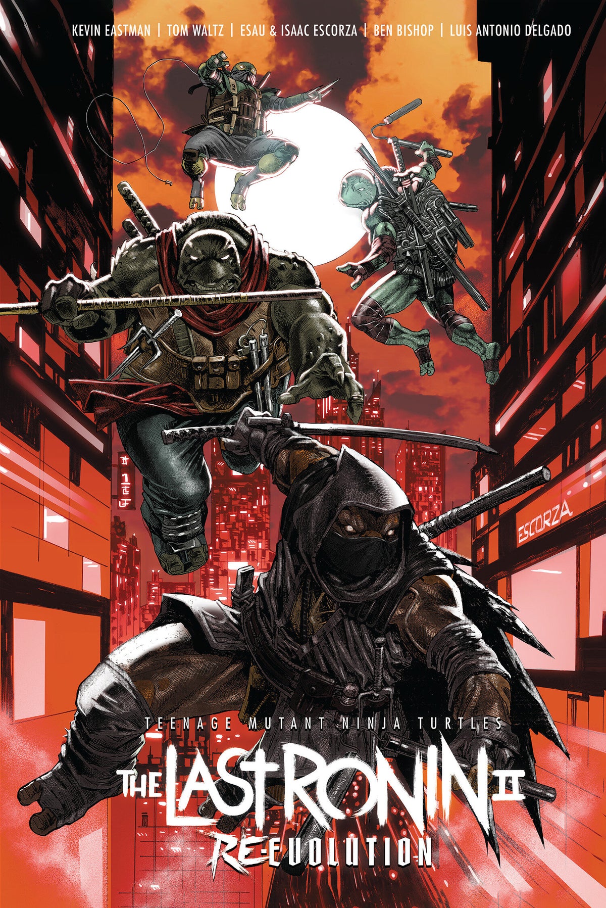 TEENAGE MUTANT NINJA TURTLES: THE LAST RONIN II--RE-EVOLUTION graphic novel cover