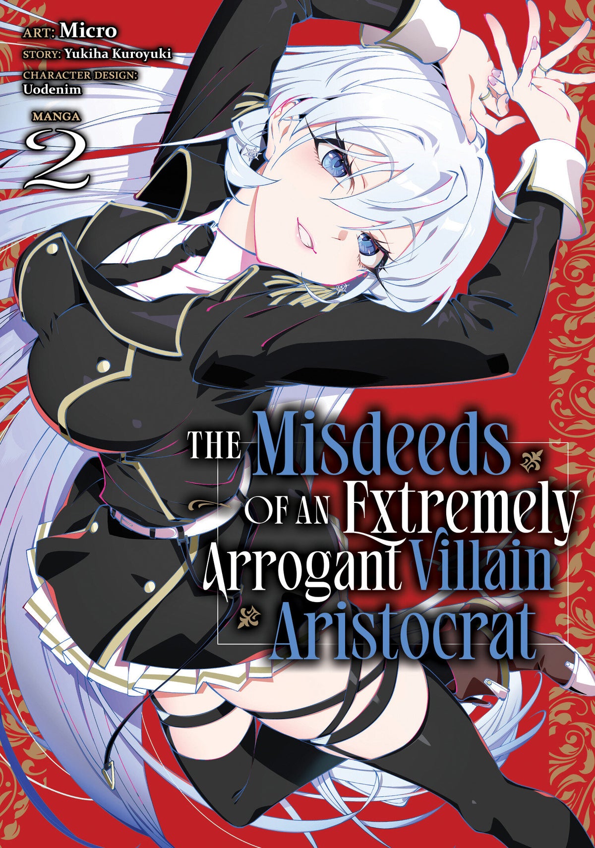 THE MISDEEDS OF AN EXTREMELY ARROGANT VILLAIN ARISTOCRAT (MANGA) VOL. 2 manga cover