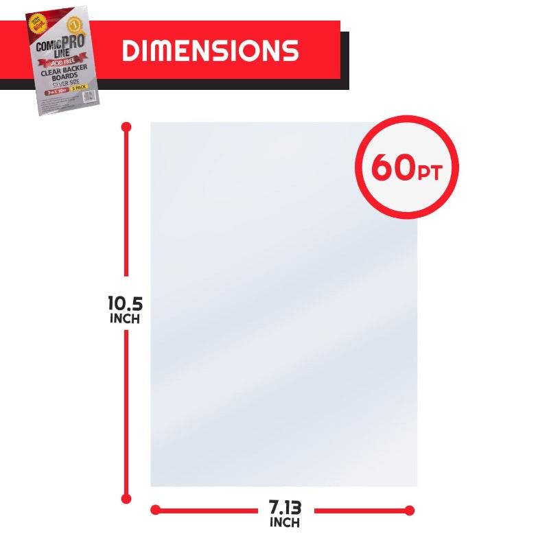 EVORETRO REGULAR SILVER COMIC BOOK BOARDS 24 PT