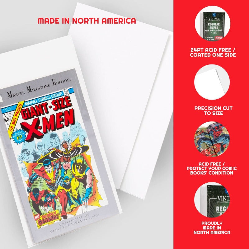 EVORETRO REGULAR SILVER AGE COMIC BOOK BAGS 2 MIL