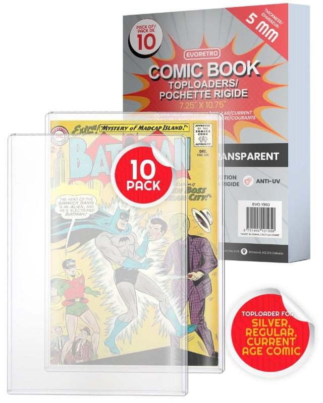 EVORETRO SILVER AGE COMIC BOOK TOP LOADER