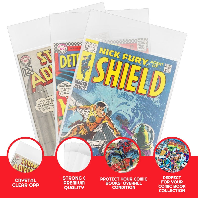 EVORETRO SILVER AGE COMIC BOOK BAGS 2 MIL