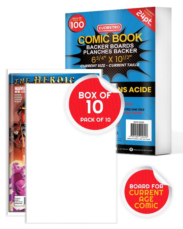 EVORETRO CURRENT COMIC BOOK BOARDS 24 PT