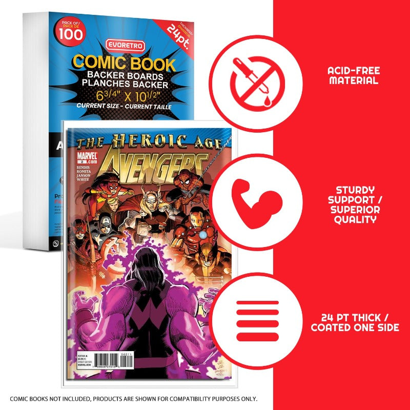 EVORETRO CURRENT COMIC BOOK BOARDS 24 PT