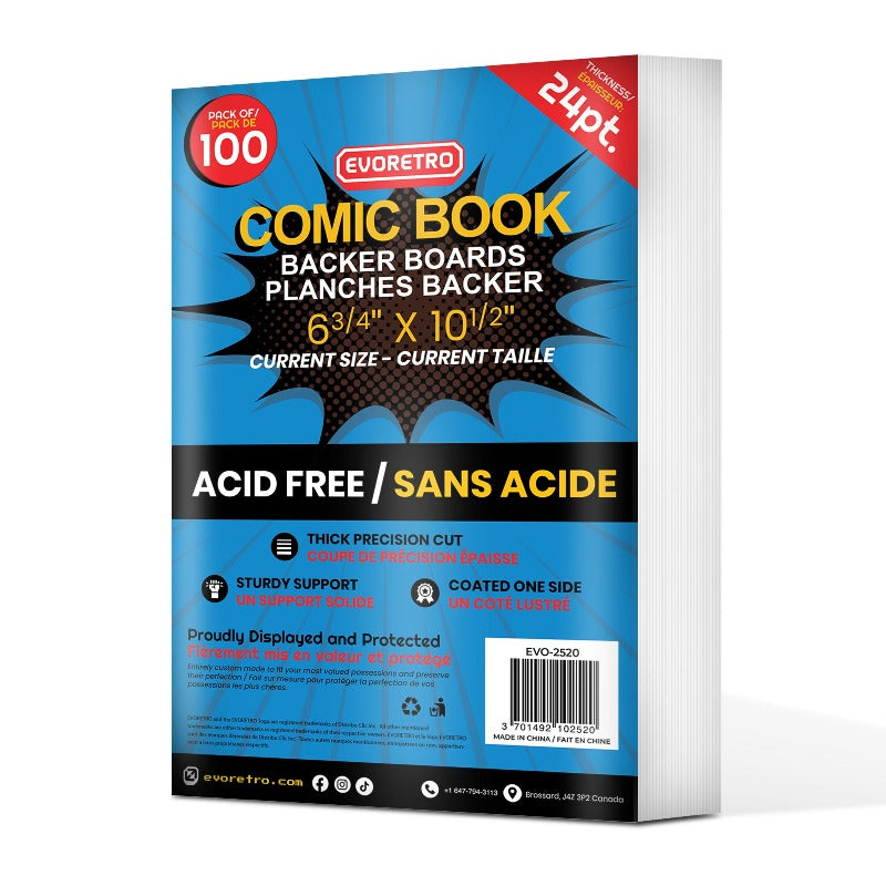 EVORETRO CURRENT COMIC BOOK BOARDS 24 PT