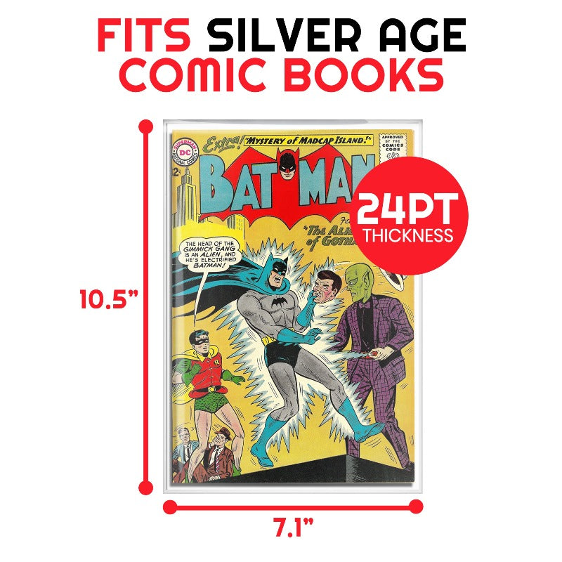 EVORETRO REGULAR SILVER COMIC BOOK BOARDS 24 PT