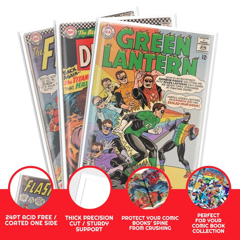 EVORETRO REGULAR SILVER AGE COMIC BOOK BAGS 2 MIL