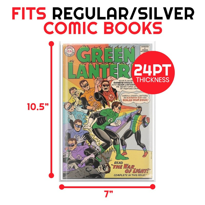 EVORETRO REGULAR SILVER AGE COMIC BOOK BAGS 2 MIL