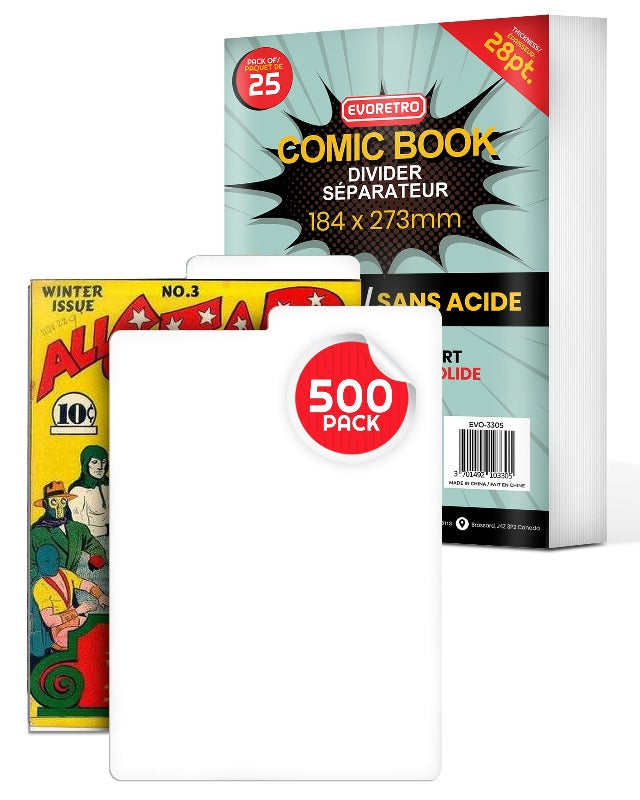 EVORETRO COMIC BOOK DIVIDER 28 PT