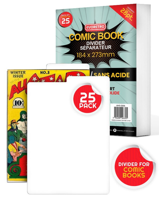 EVORETRO COMIC BOOK DIVIDER 28 PT