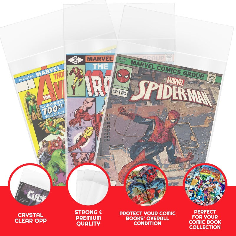 EVORETRO REGULAR COMIC BOOK BAGS 2 MIL