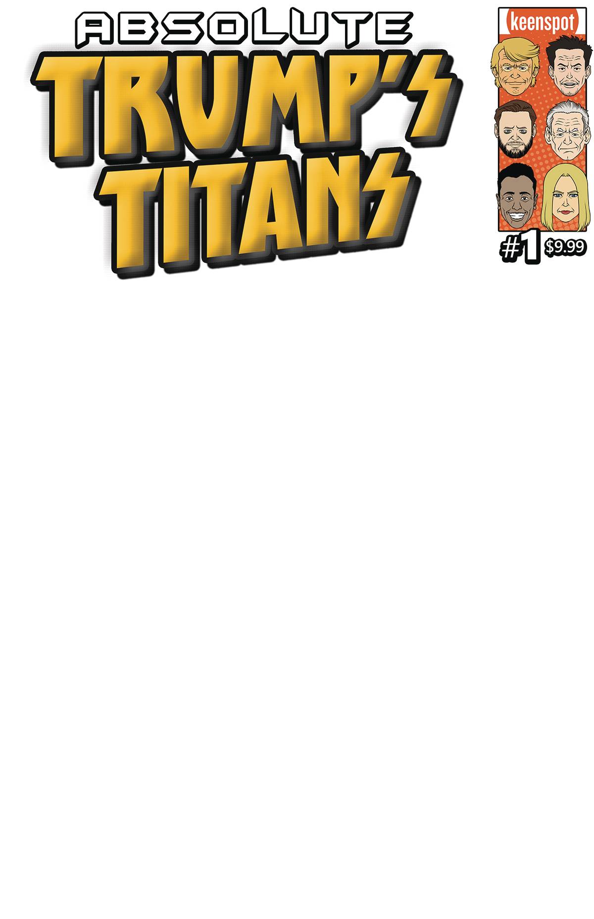 ABSOLUTE TRUMPS TITANS #1 CVR I BLANK SKETCH (NOTE PRICE)