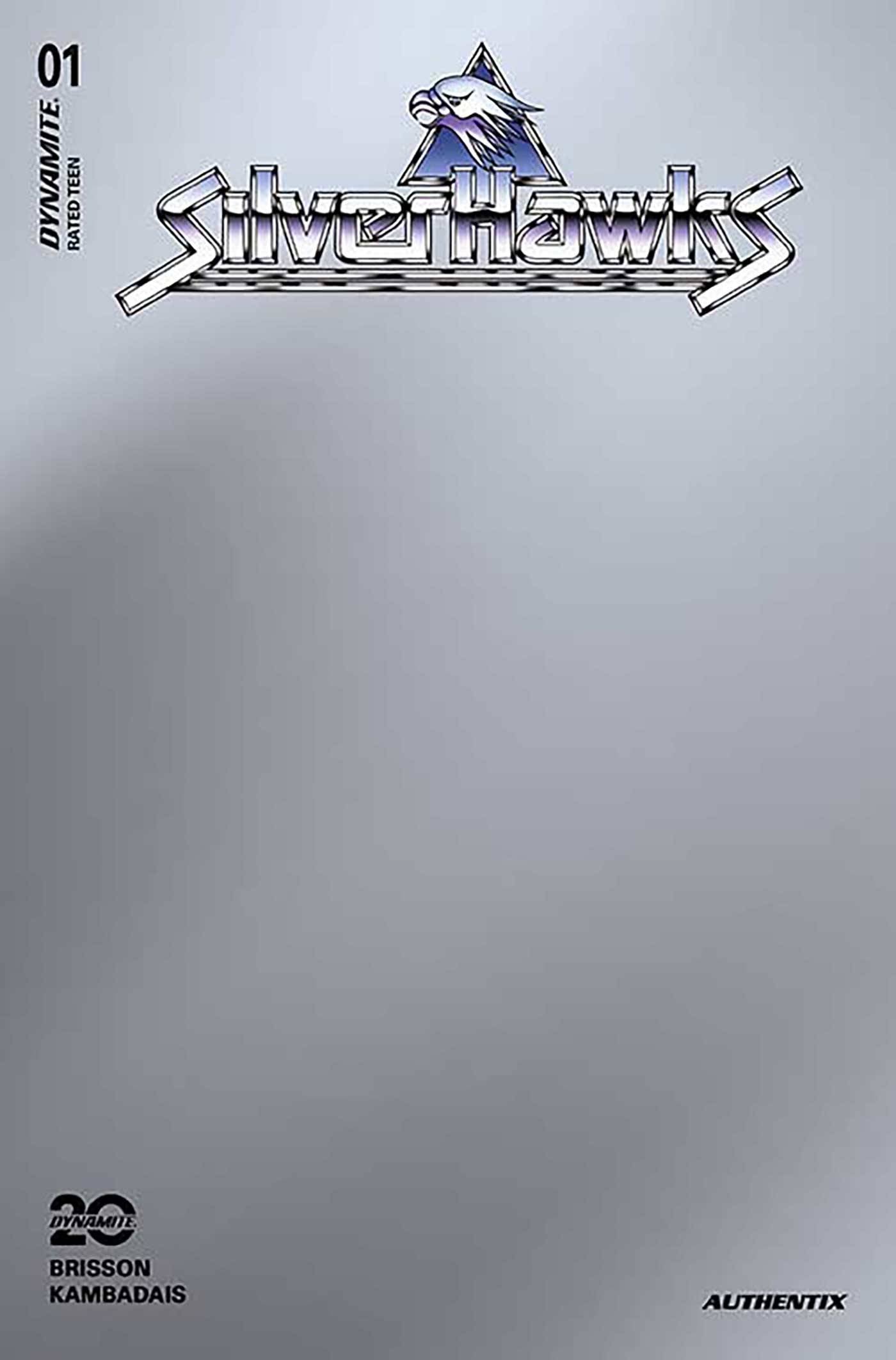 SILVERHAWKS #1 CVR ZN FOC BONUS SILVER BLANK AUTHENTIX