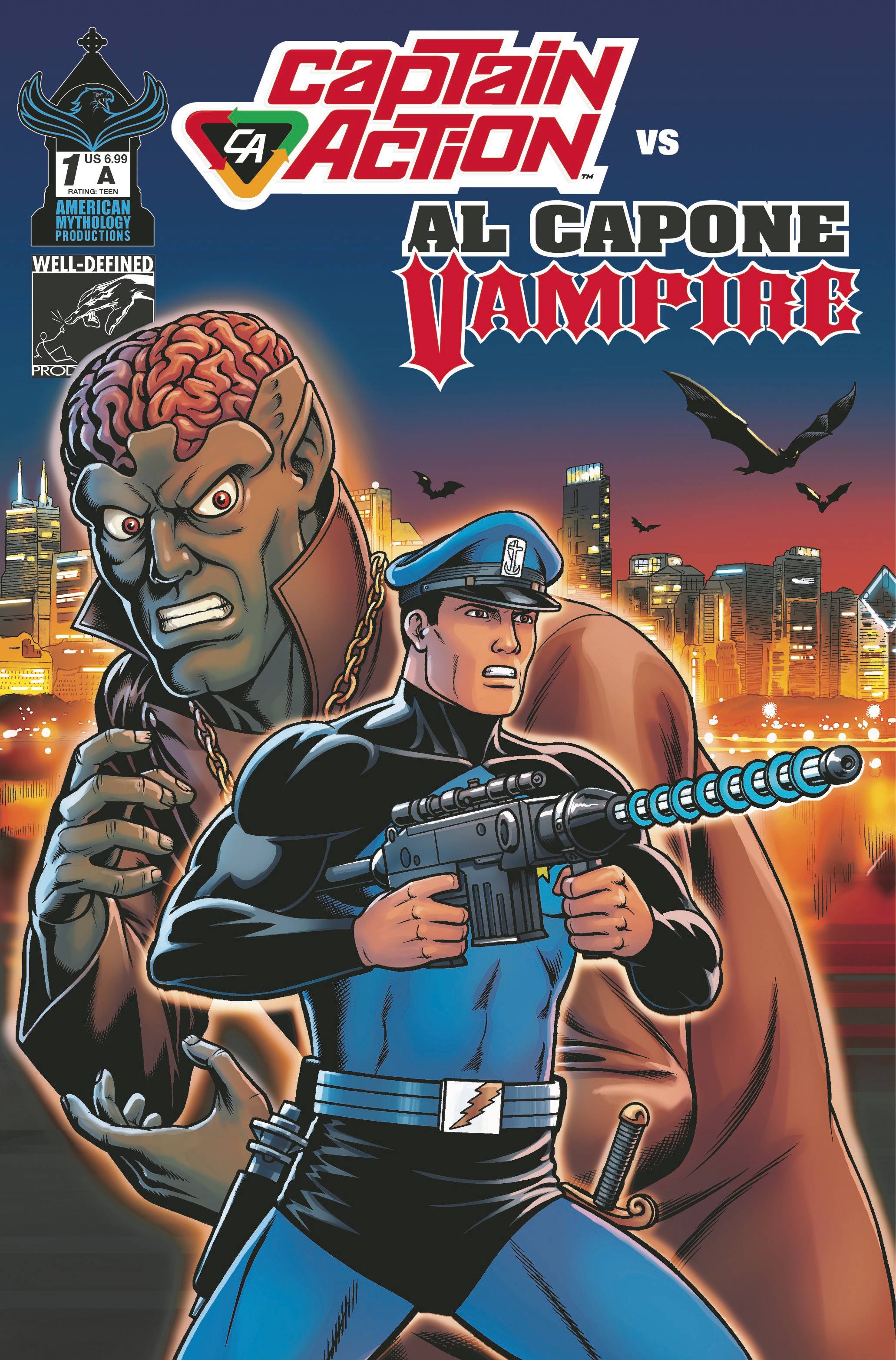 CAPTAIN ACTION VS AL CAPONE VAMPIRE #1 CVR A BROTHERS FRAIM