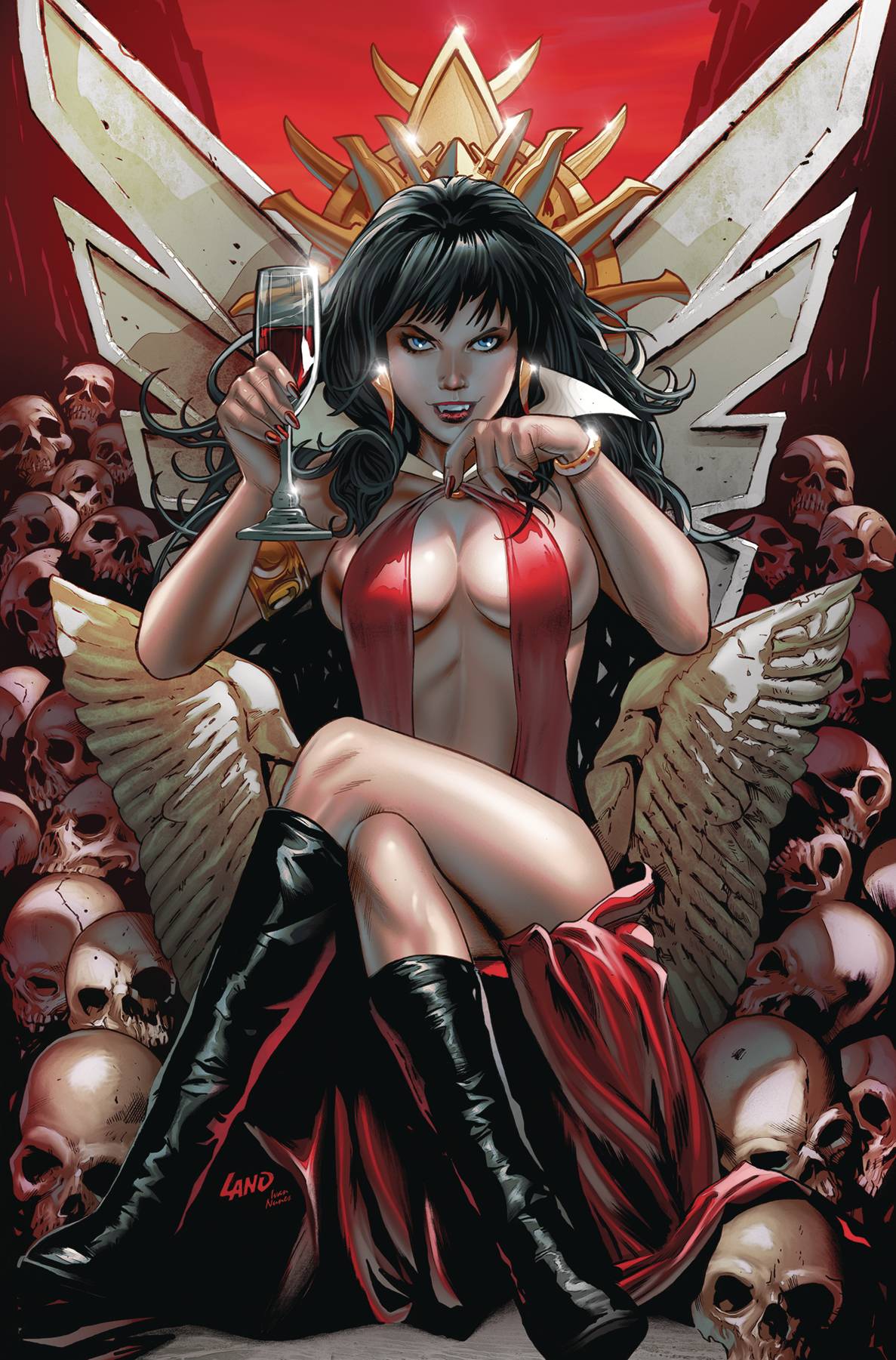 VAMPIRELLA (2025) #2 CVR G LAND FOIL VIRGIN