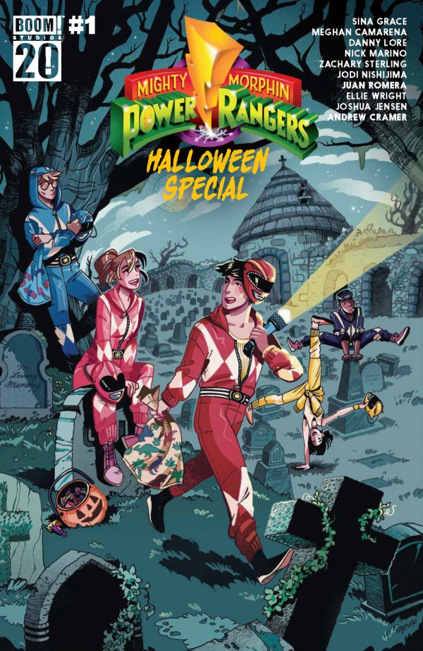 MIGHTY MORPHIN POWER RANGERS HALLOWEEN SPECIAL #1 B VARIANT (DRESSED, GOUX)