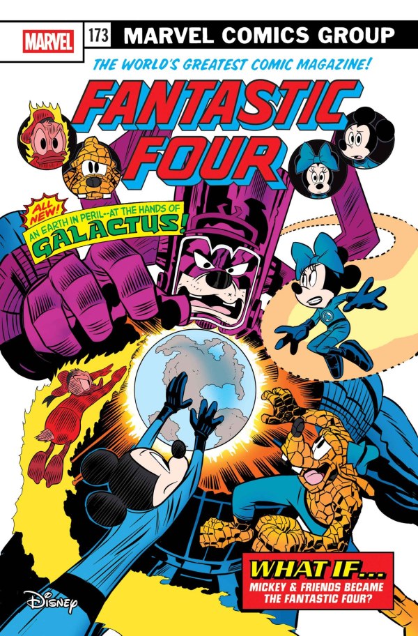FANTASTIC FOUR #31 CLAUDIO SCIARRONE DISNEY WHAT IF? VARIANT