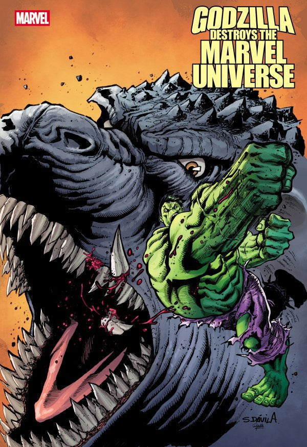 GODZILLA DESTROYS THE MARVEL UNIVERSE #4 TBD ARTIST FAN FAVORITE VARIANT