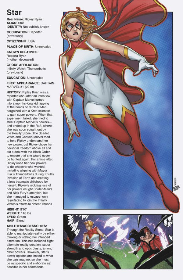 INFINITY WATCH #5 DAVID BALDEON HANDBOOK VARIANT